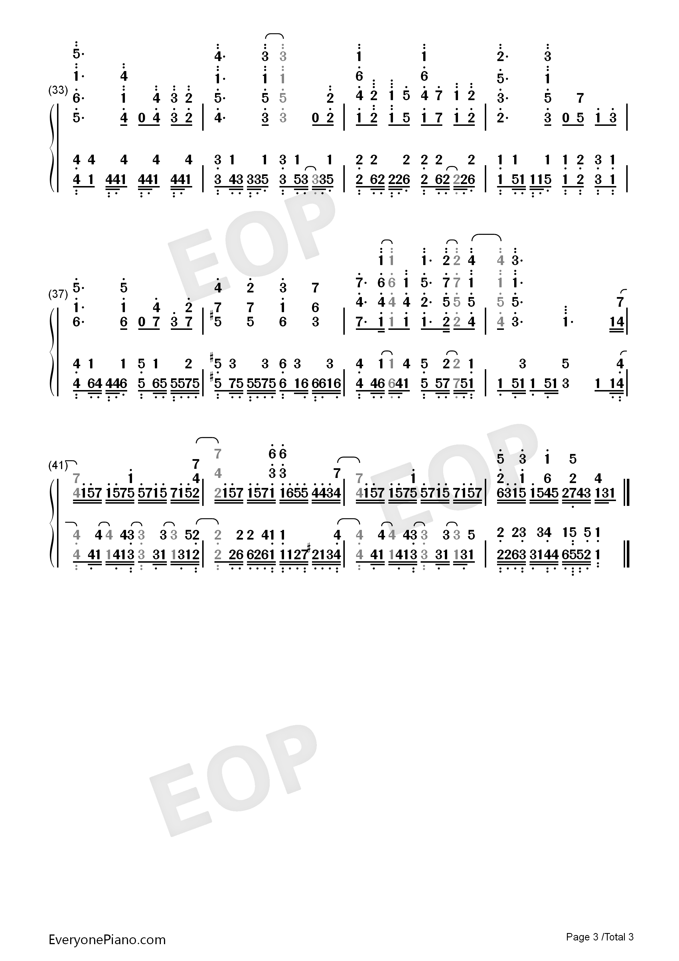 ハイステッパー钢琴简谱_大原ゆい子演唱