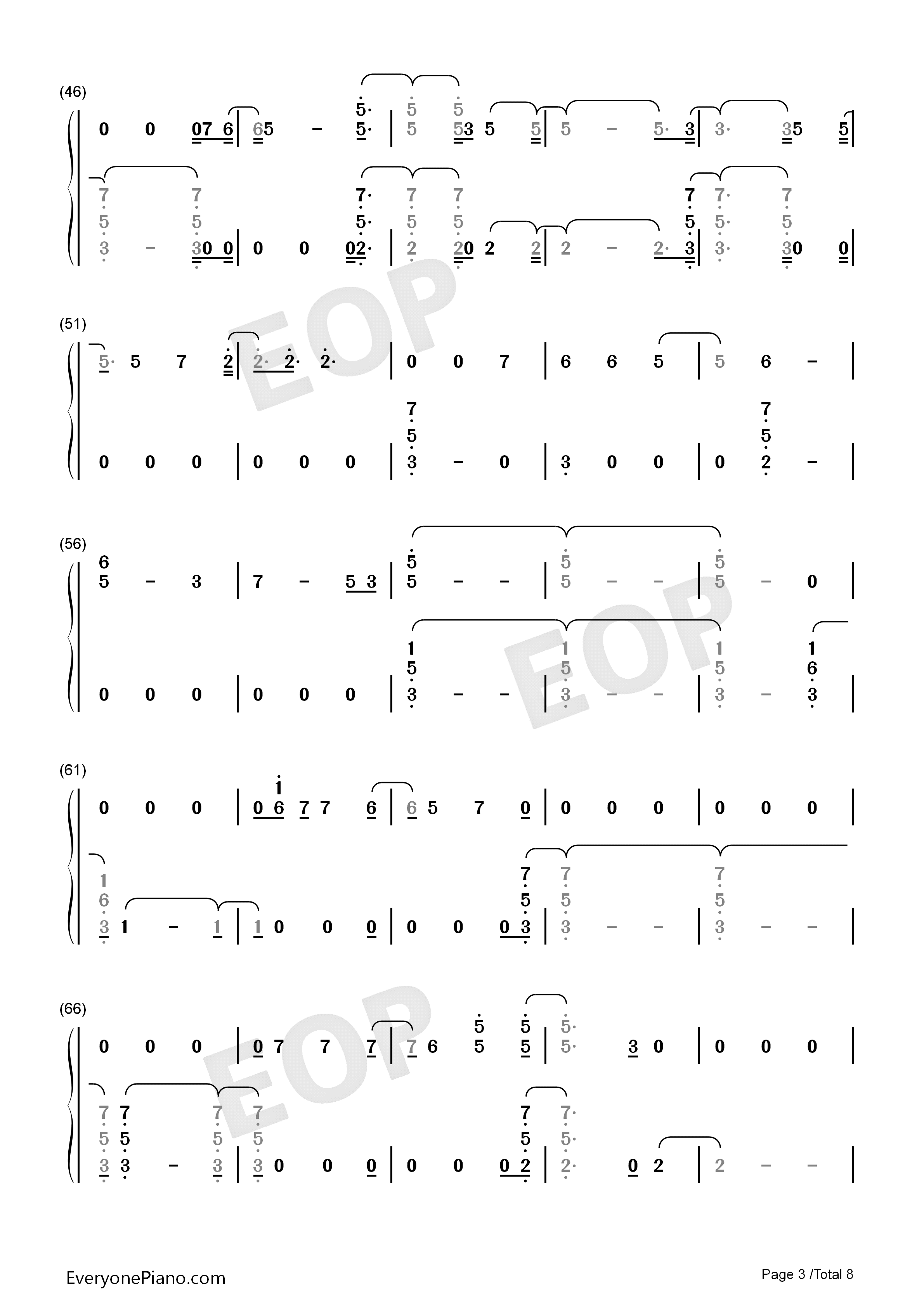 Look_What_I_Found钢琴简谱_Lady_Gaga演唱