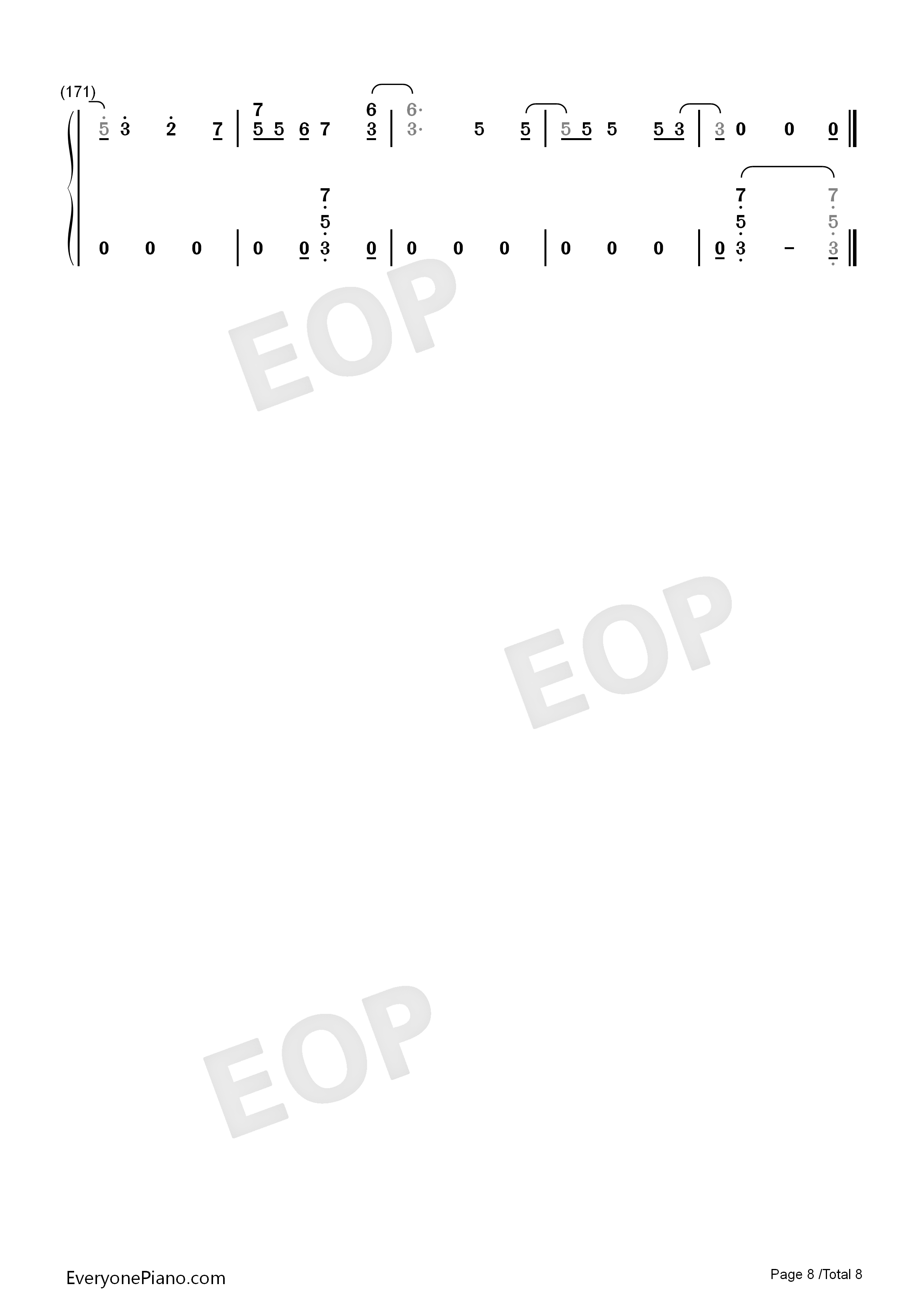 Look_What_I_Found钢琴简谱_Lady_Gaga演唱