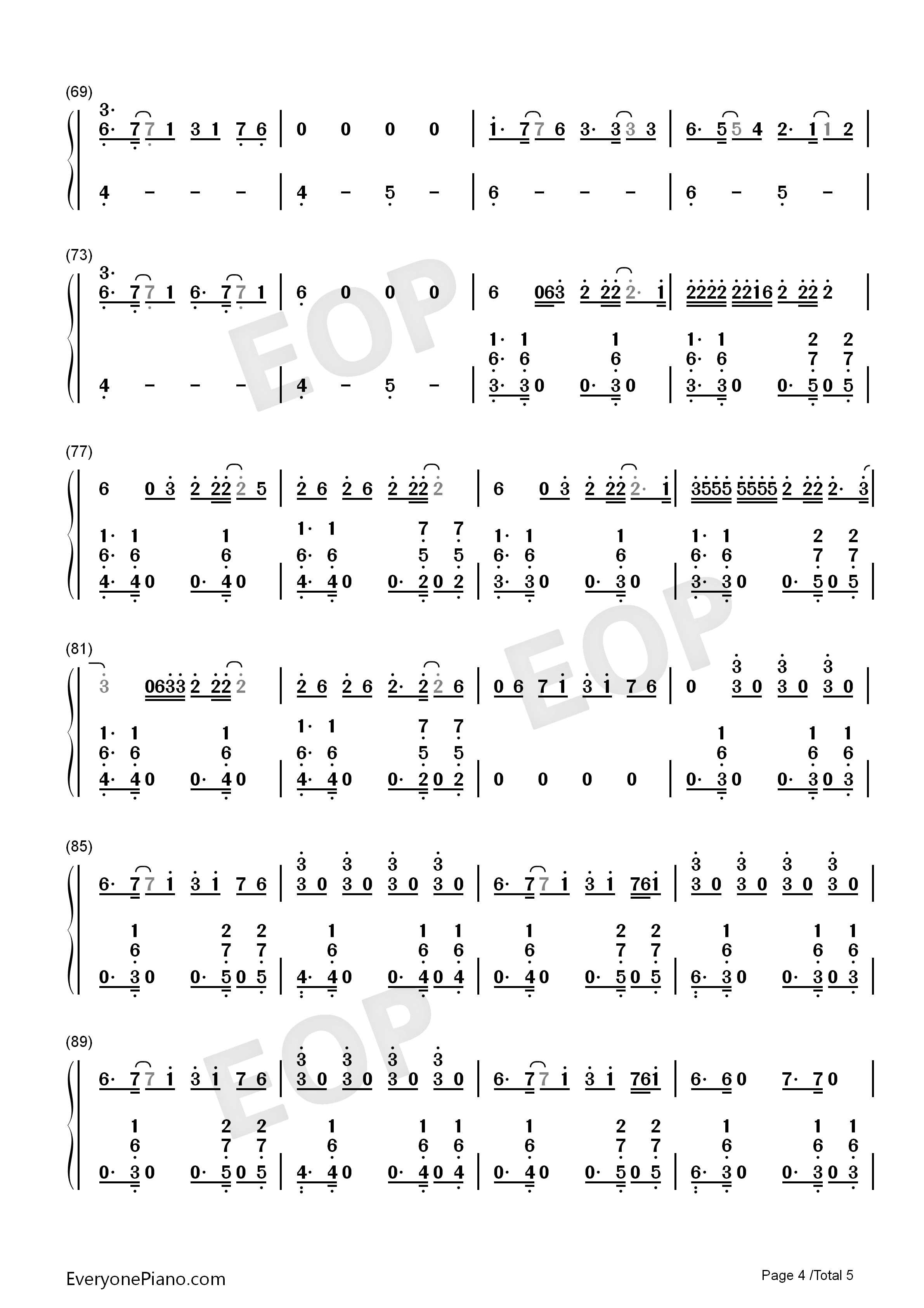 New_Rules钢琴简谱_Dua_Lipa演唱