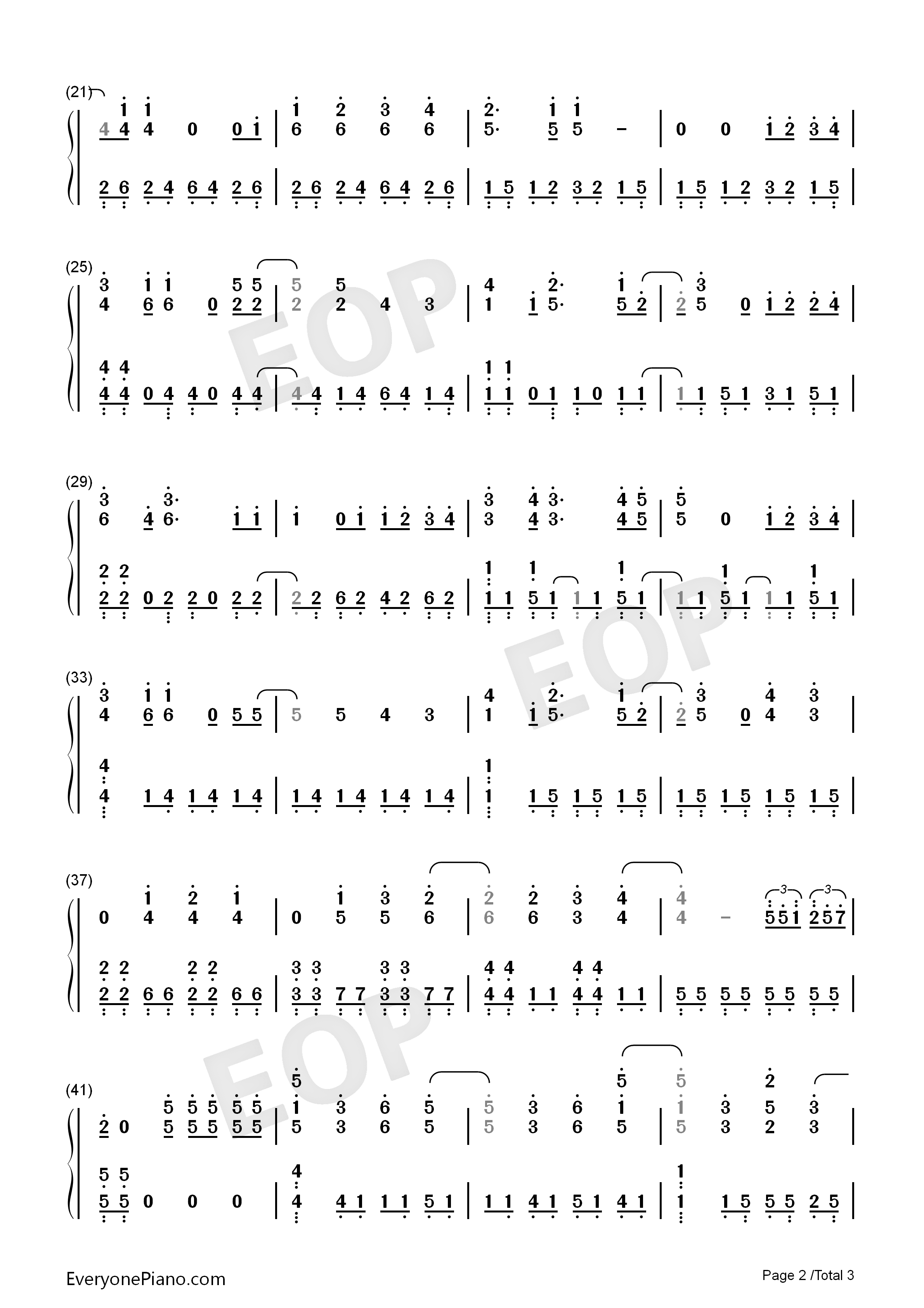 Another_colony钢琴简谱_TRUE演唱