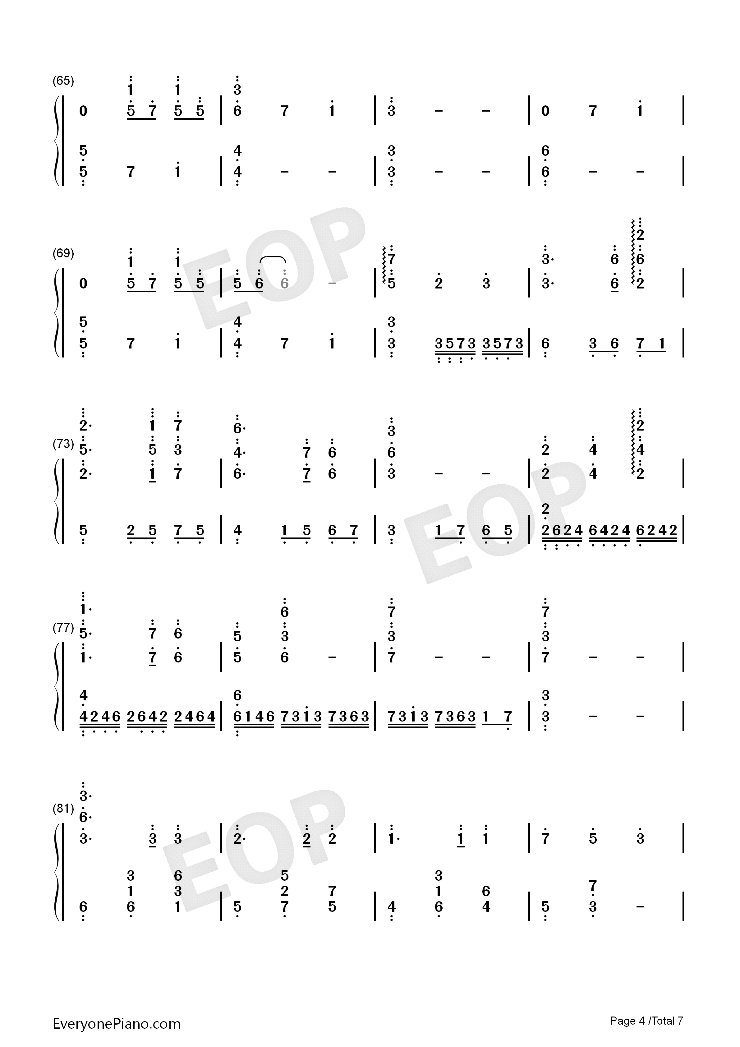 星月钢琴简谱_郁可唯_王铮亮演唱