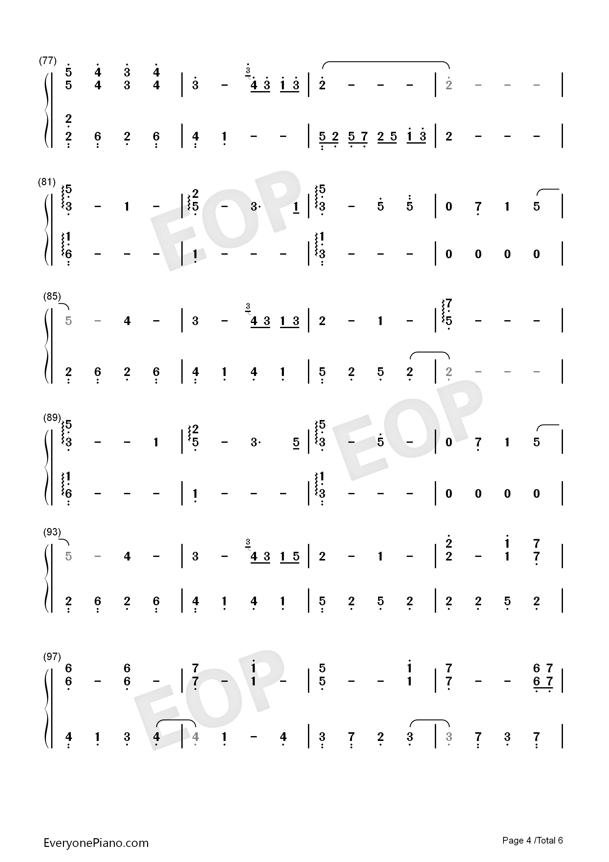 What_I_Feel_When_I_See_Her钢琴简谱_Xeuphoria演唱