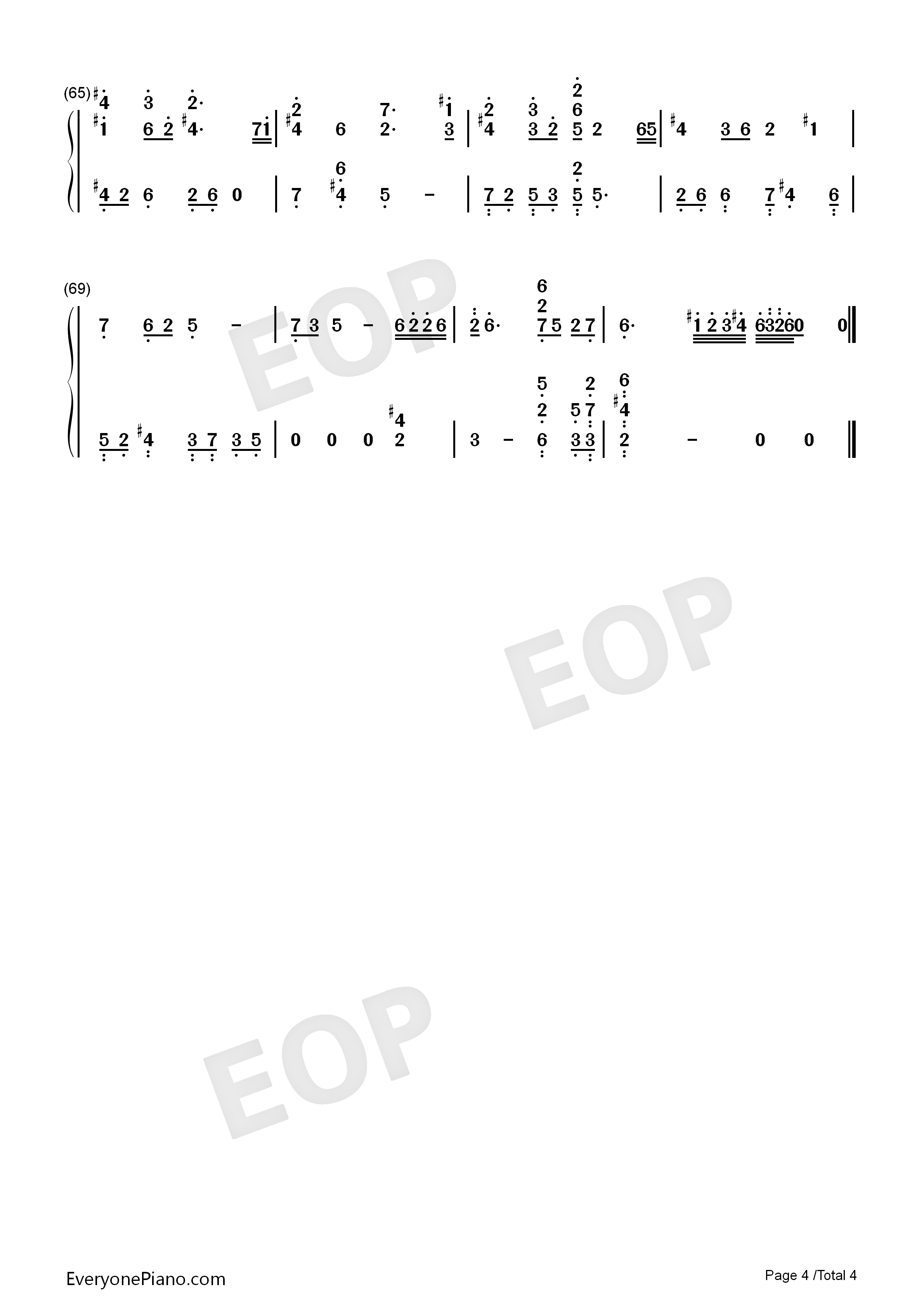 想い出は遠くの日々钢琴简谱_天门演唱