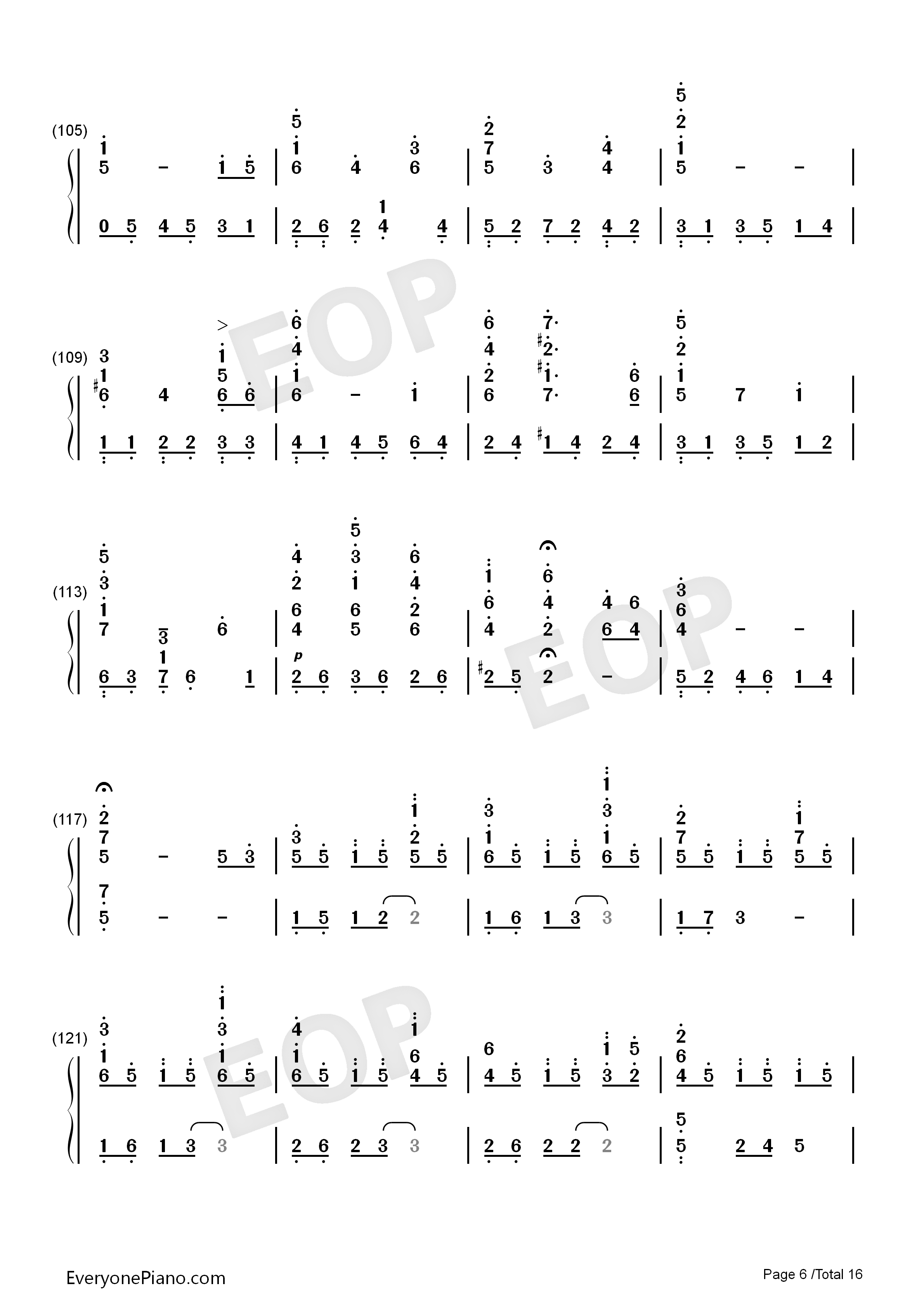 世界の約束钢琴简谱_倍赏千惠子演唱