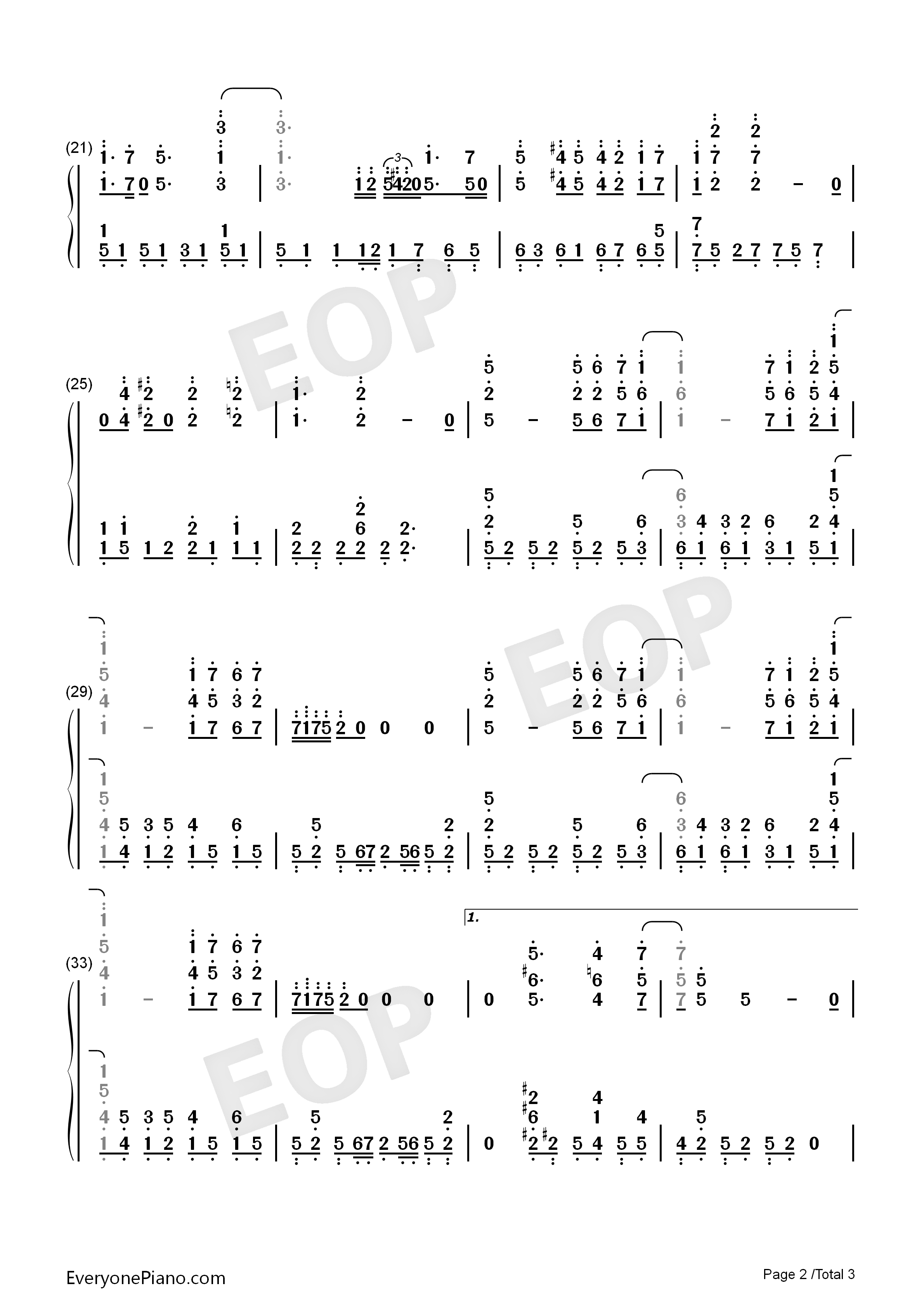 冒险者讲习所钢琴简谱_Studio_EIM演唱