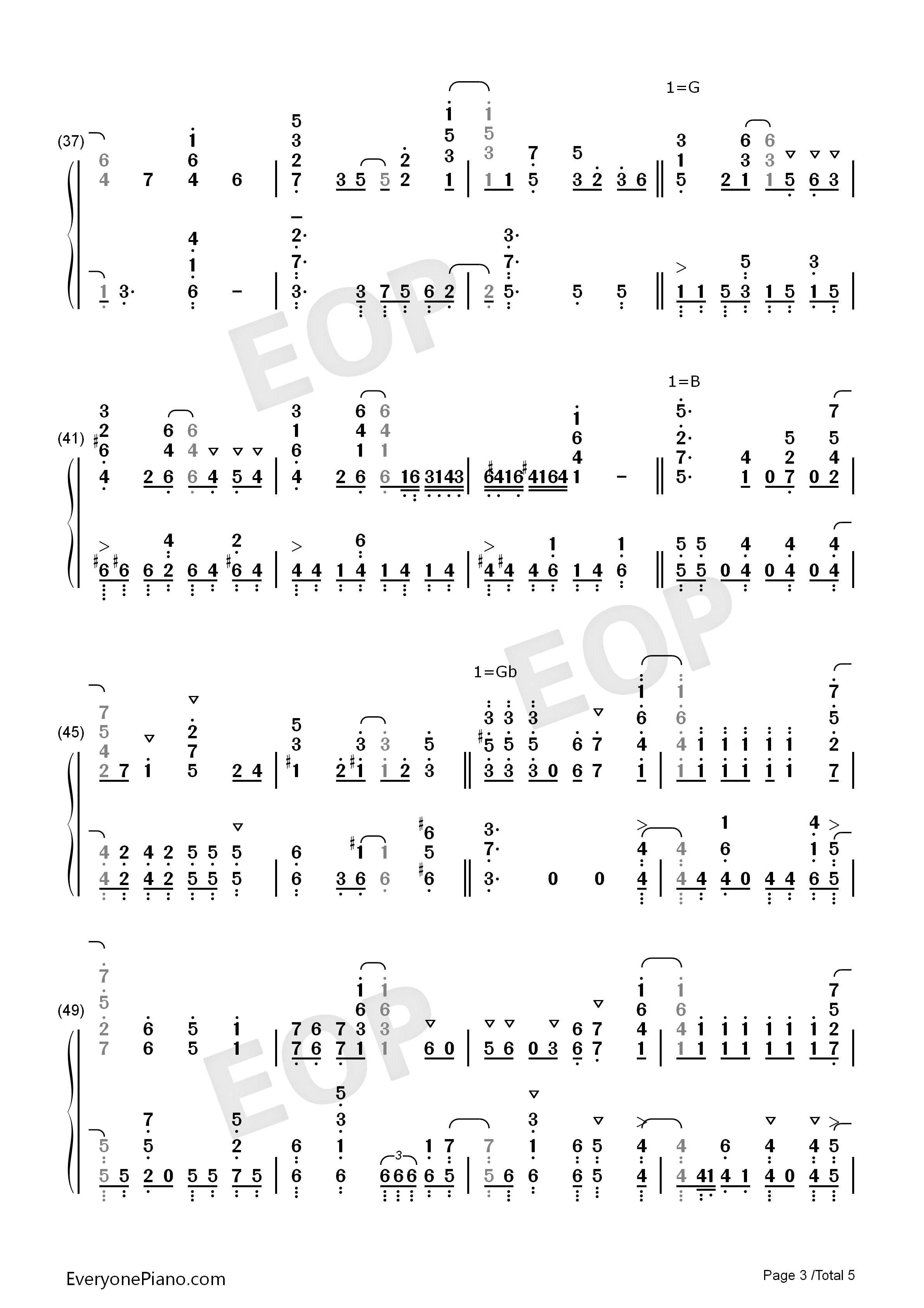 Nameless_Story钢琴简谱_寺岛拓笃演唱