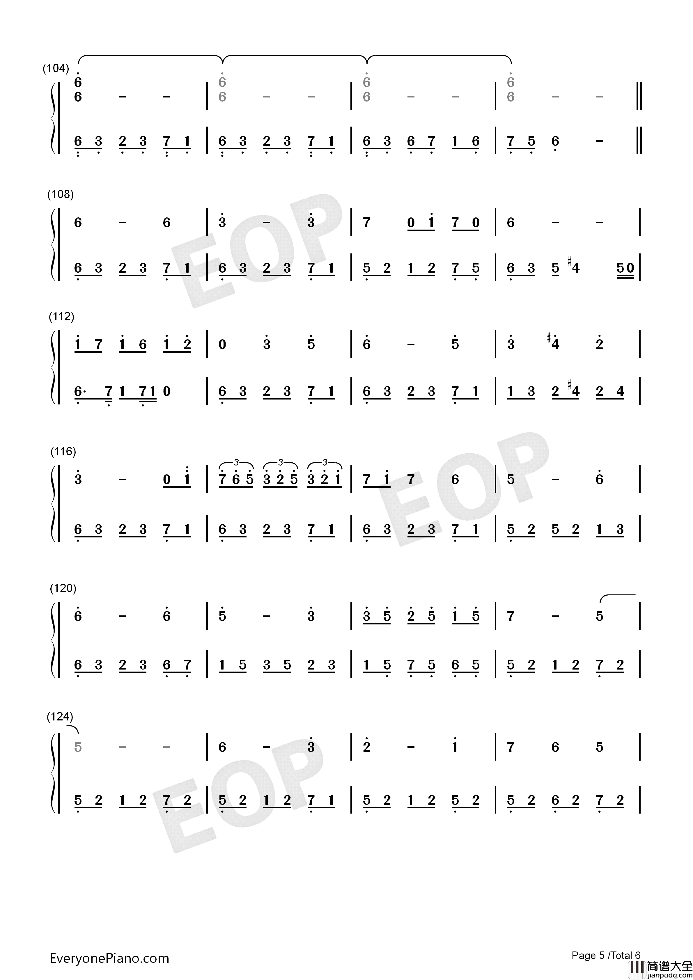 Scarborough_Fair钢琴简谱_莎拉·布莱曼__Sarah_Brightman演唱