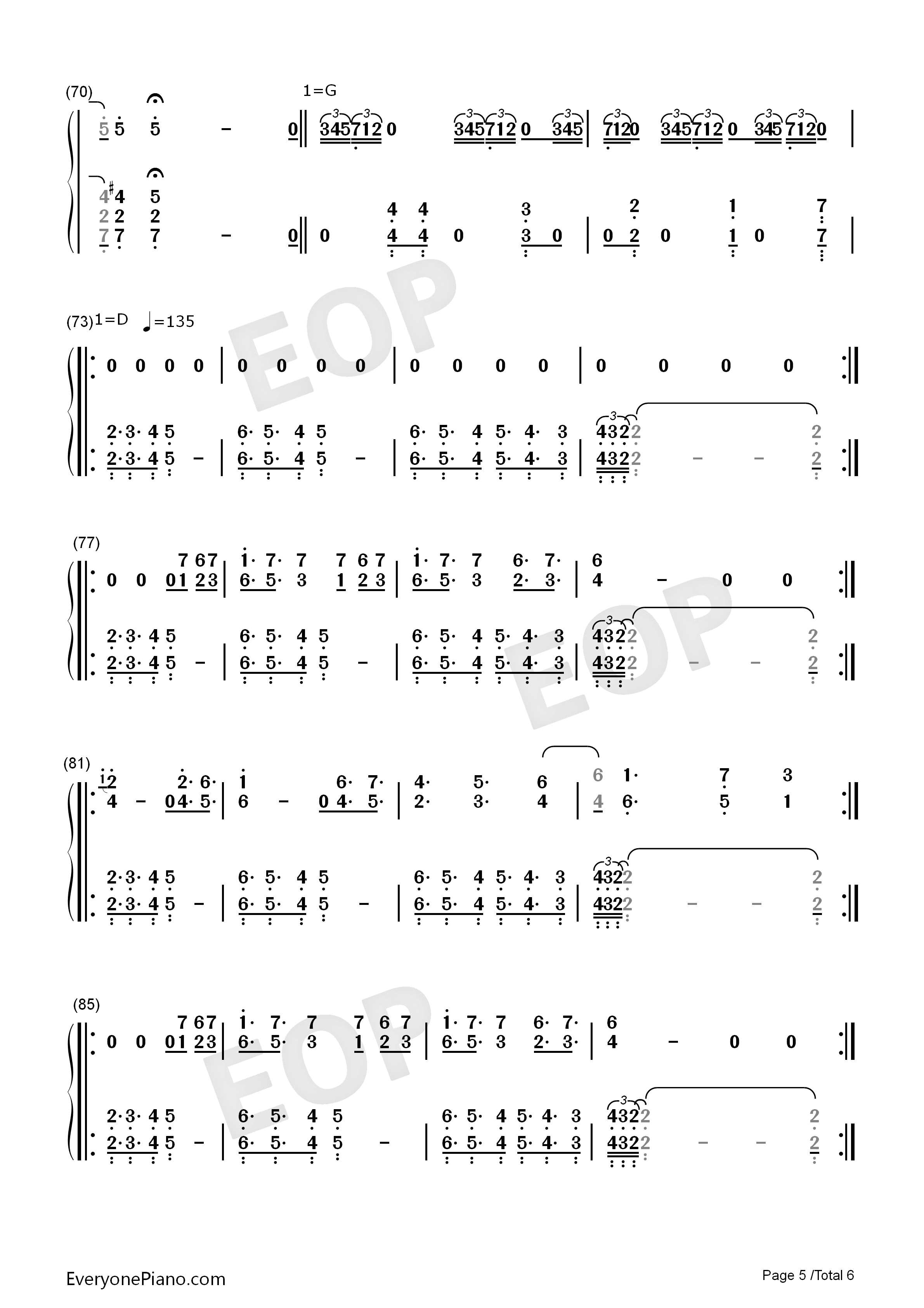 Roundabout钢琴简谱_Yes演唱