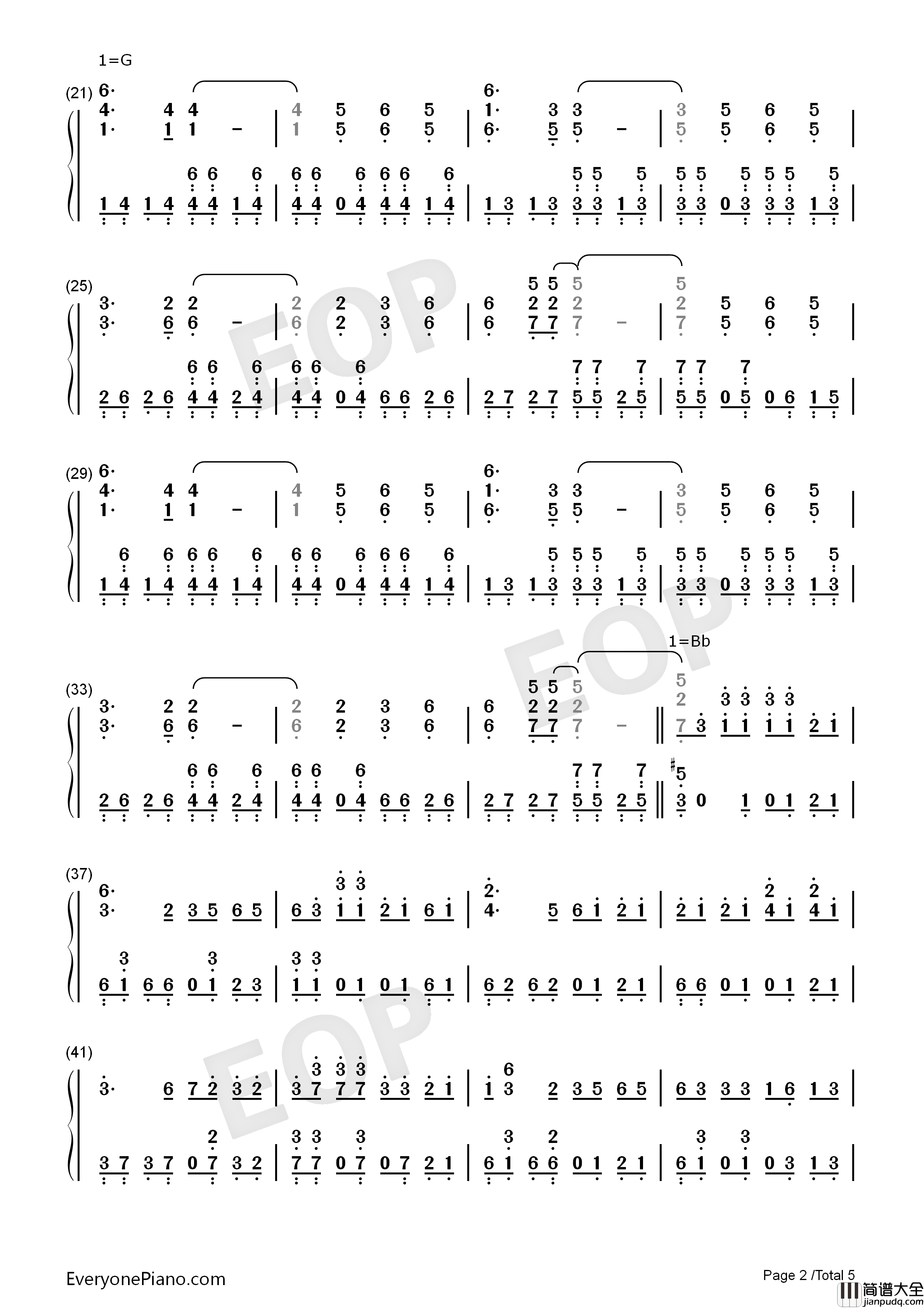 爱之初体验钢琴简谱_张震岳演唱