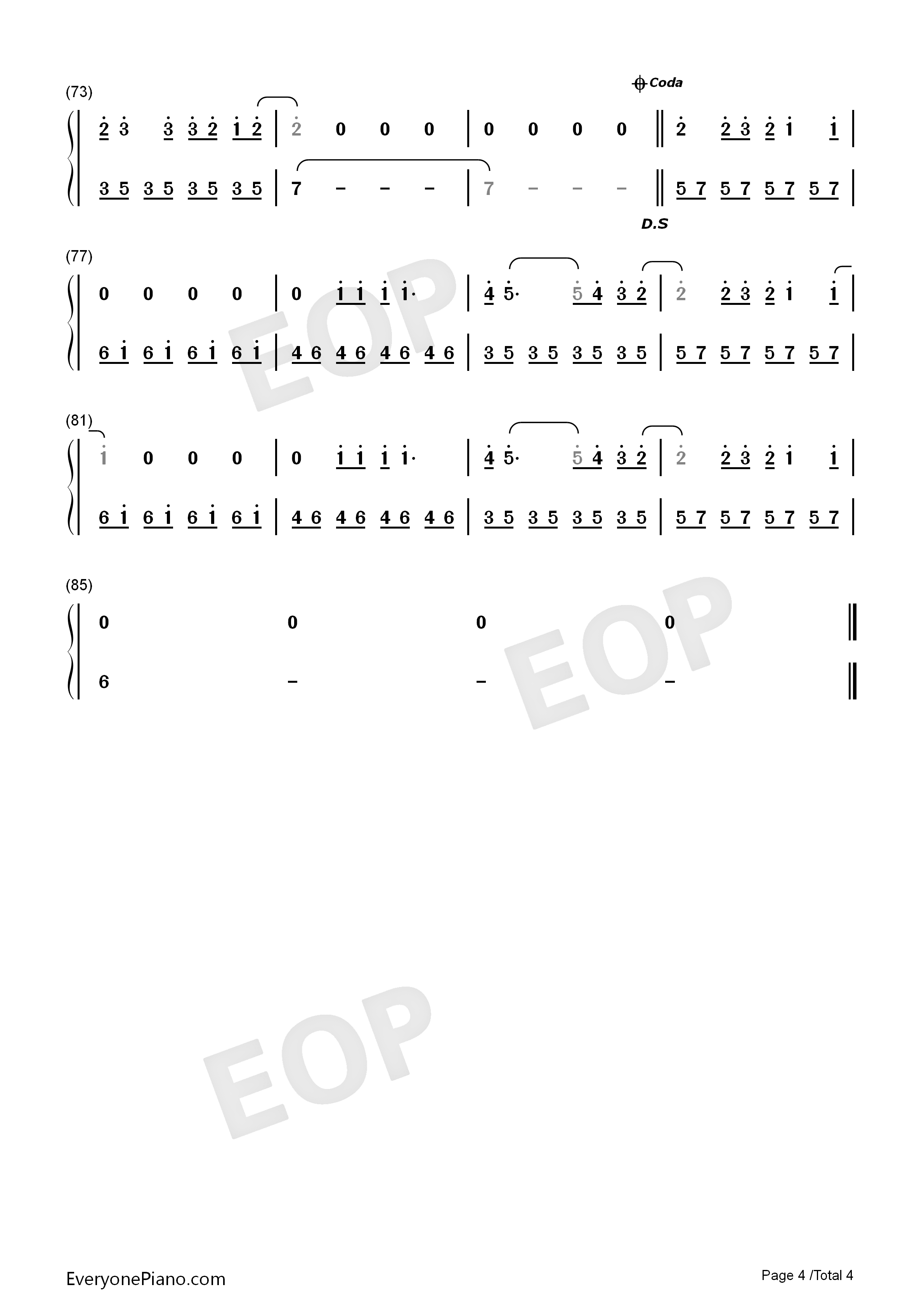 Be_Alright钢琴简谱_Dean_Lewis演唱