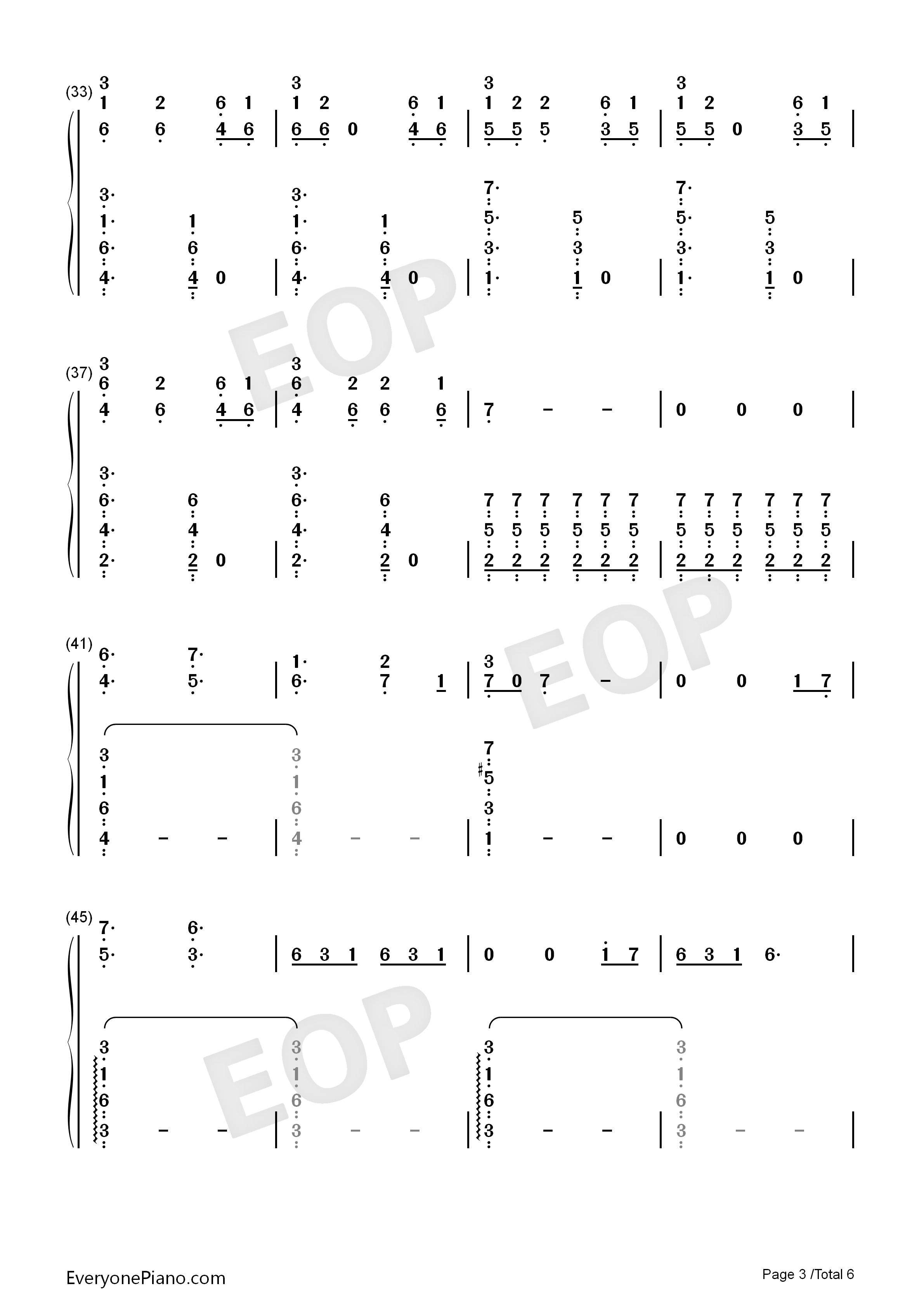 Idontwannabeyouanymore钢琴简谱_Billie_Eilish演唱