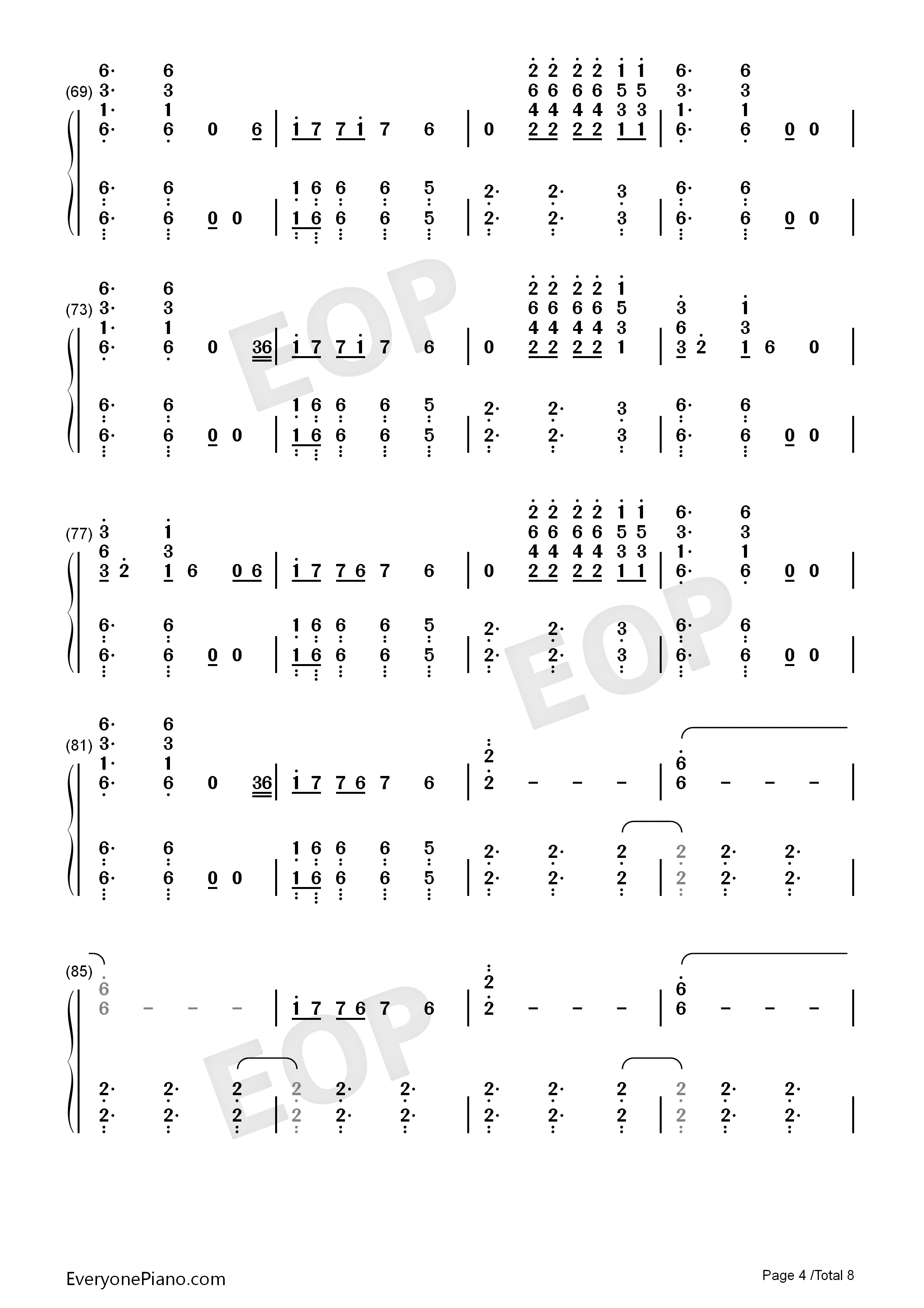 Lane_Boy钢琴简谱_Twenty_One_Pilots演唱