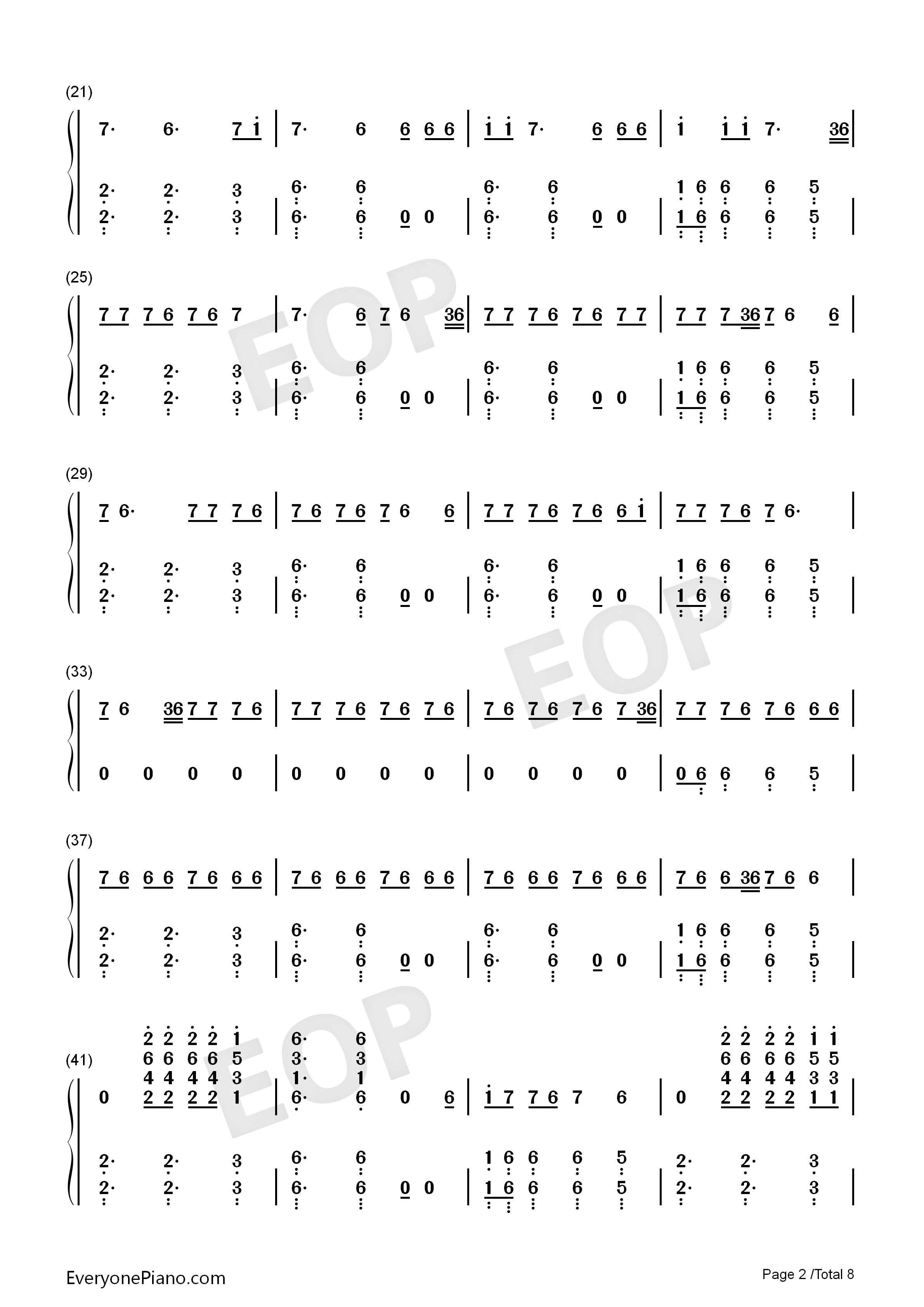 Lane_Boy钢琴简谱_Twenty_One_Pilots演唱