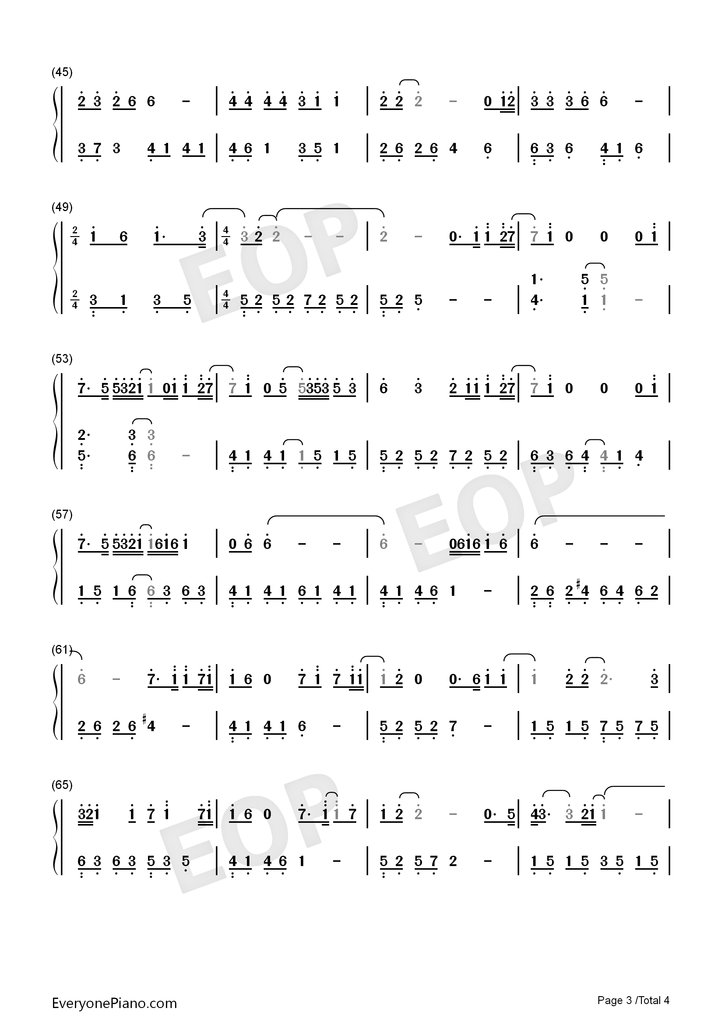 遗书钢琴简谱_蔡健雅演唱