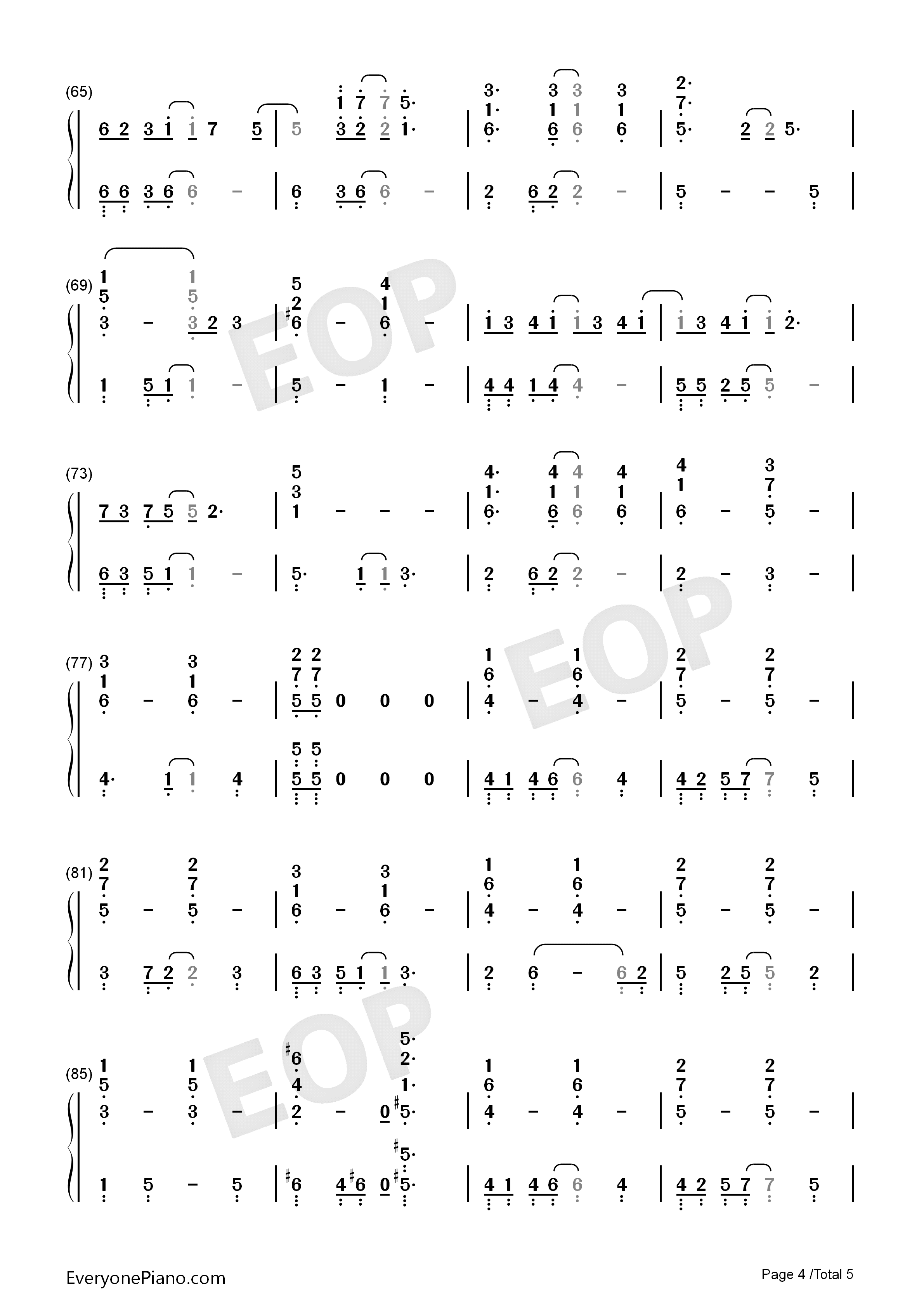 天份钢琴简谱_薛之谦演唱