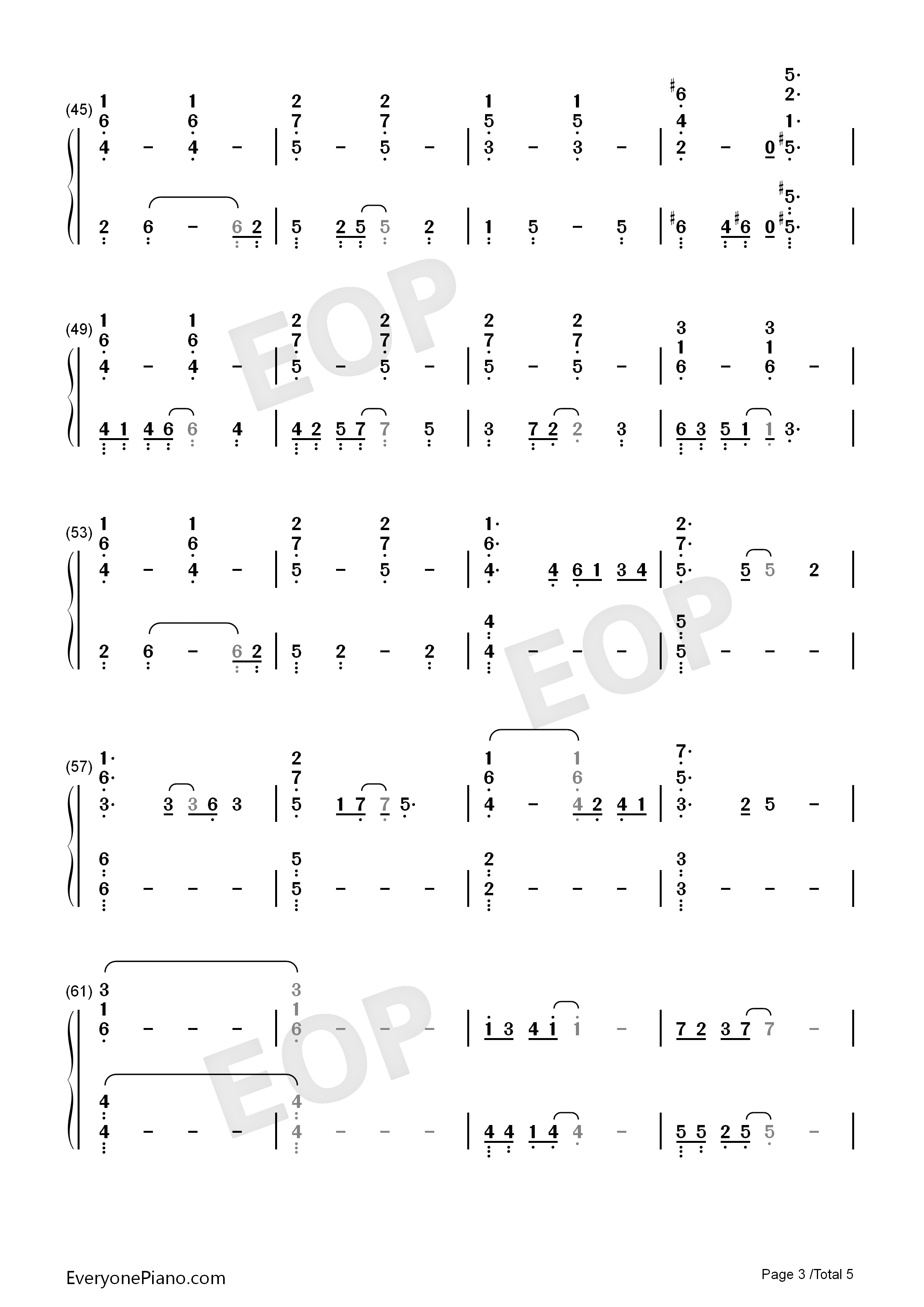 天份钢琴简谱_薛之谦演唱