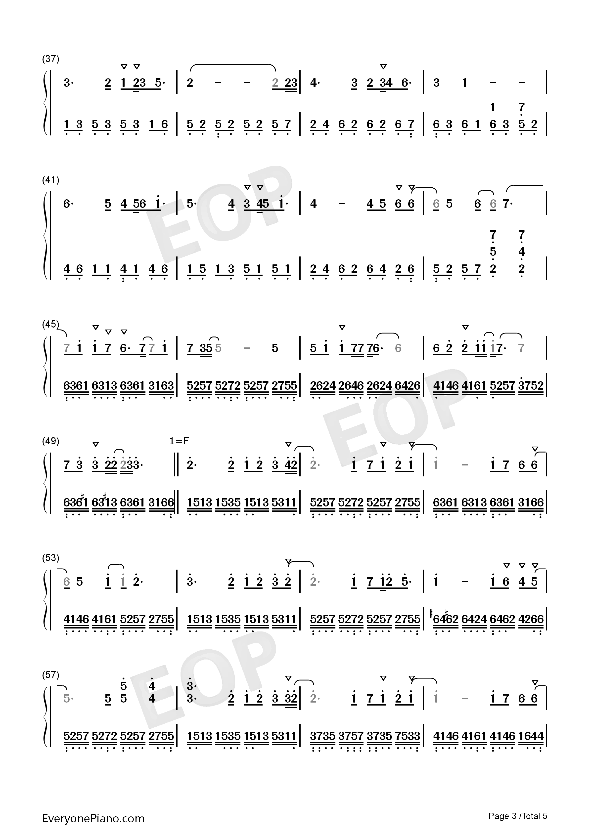 La_Incondicional钢琴简谱_Luis_Miguel演唱