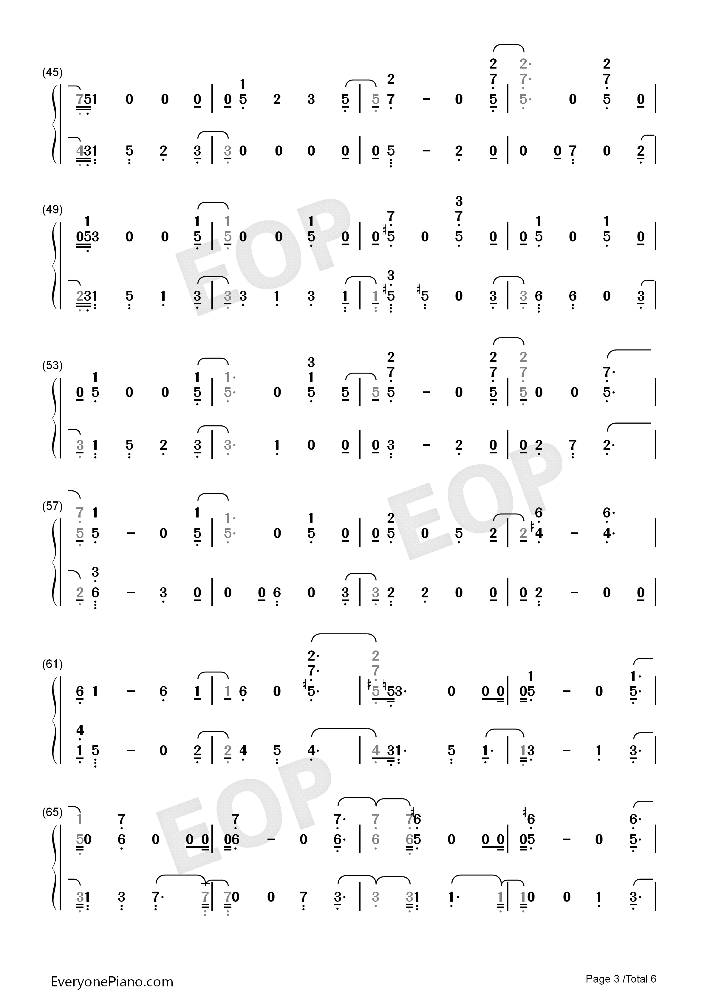 Love_You_Anymore钢琴简谱_Michael_Buble演唱