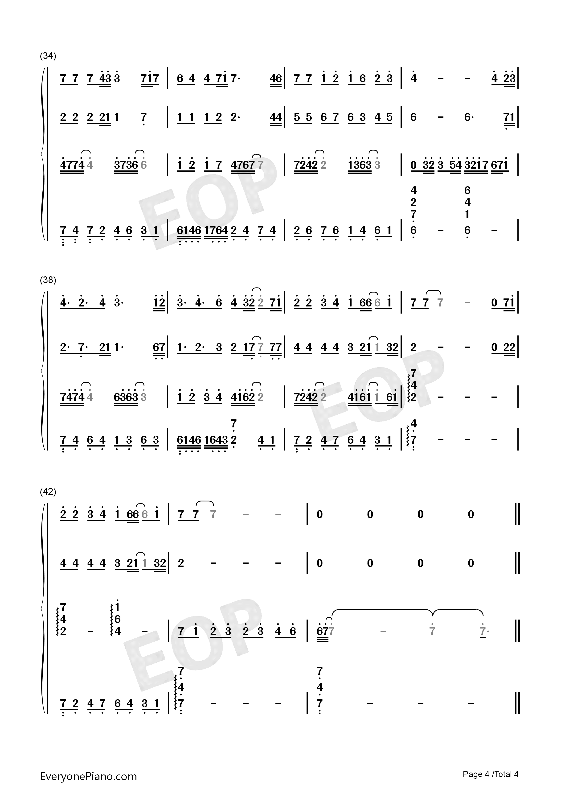 没有你陪伴真的好孤单钢琴简谱_梦然演唱