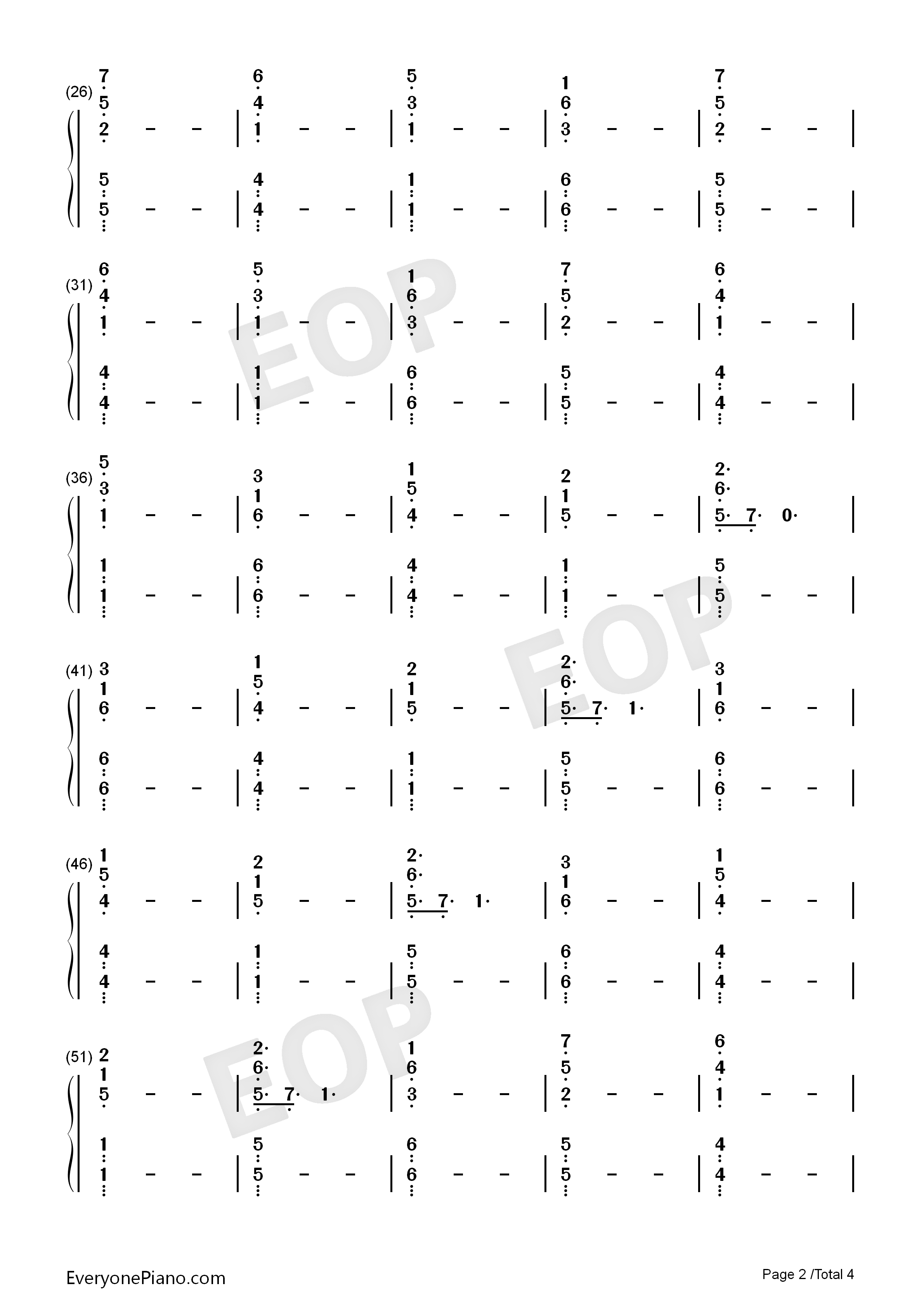 Unsteady钢琴简谱_X_Ambassadors演唱
