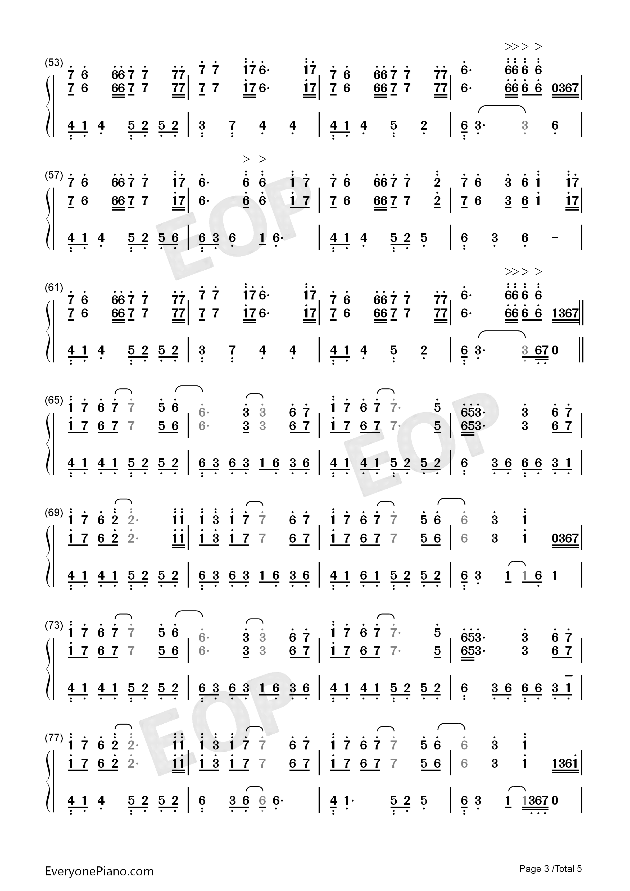 Mirage钢琴简谱_DJ_Okawari演唱