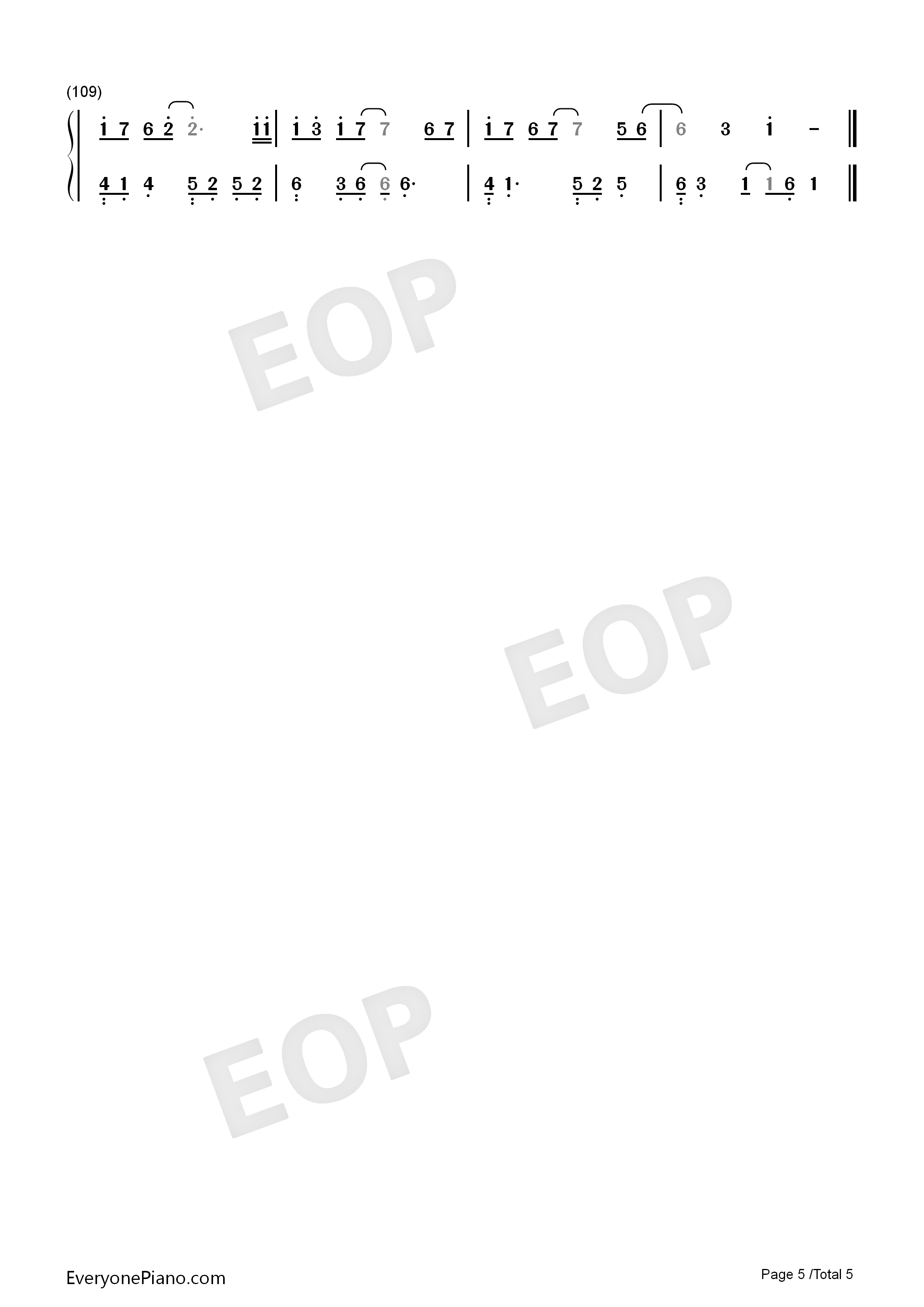 Mirage钢琴简谱_DJ_Okawari演唱