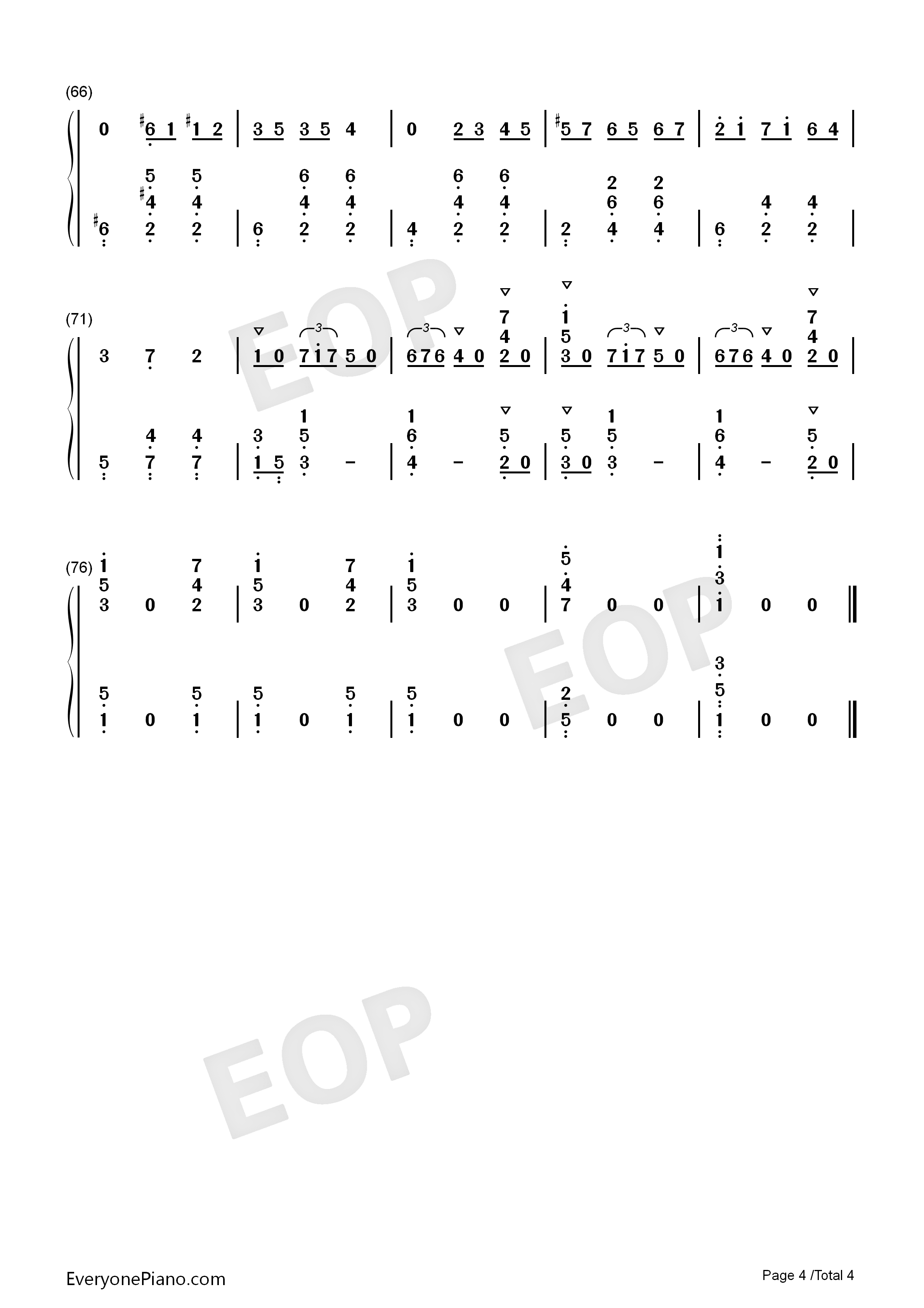 Waltz_of_the_Flowers钢琴简谱_柴可夫斯基演唱