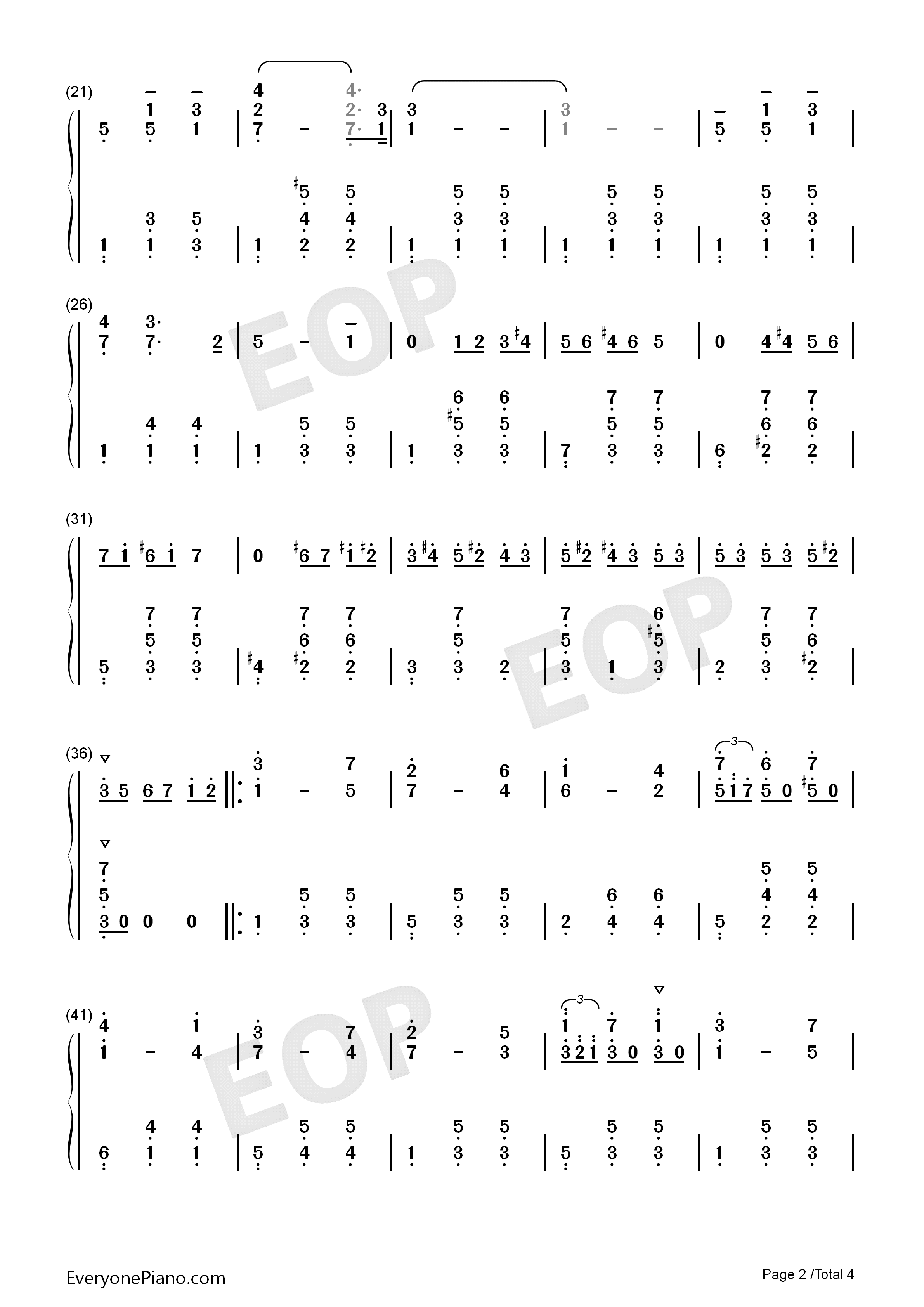 Waltz_of_the_Flowers钢琴简谱_柴可夫斯基演唱