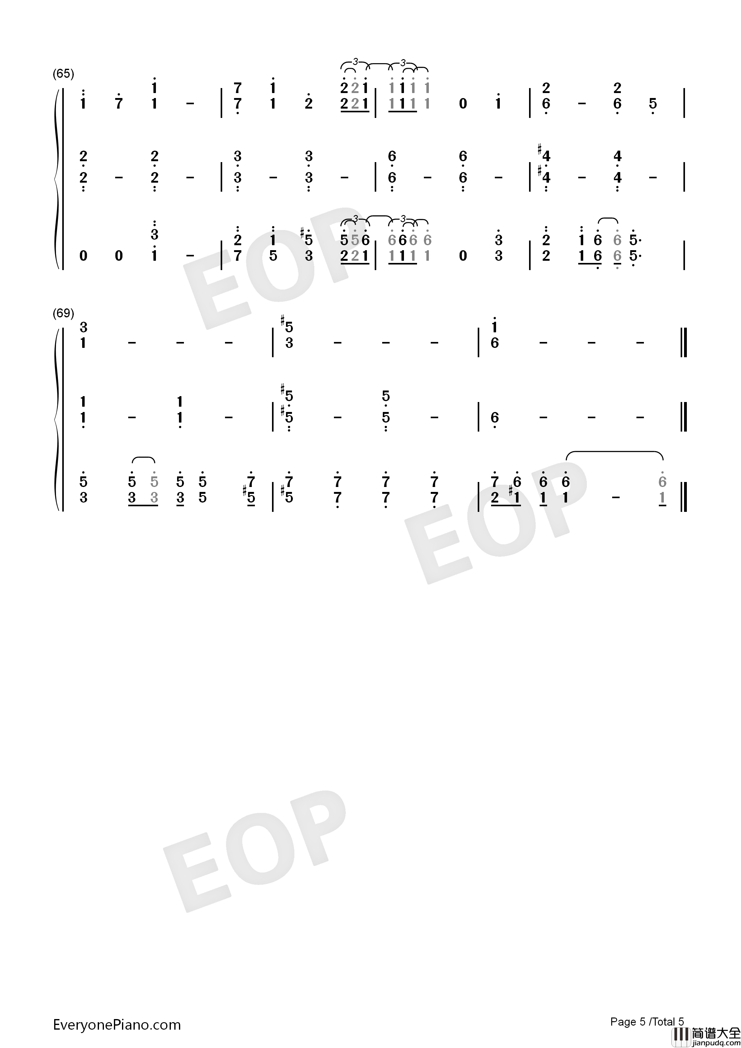 Strong_in_the_Real_Way钢琴简谱_Rebecca_Sugar演唱