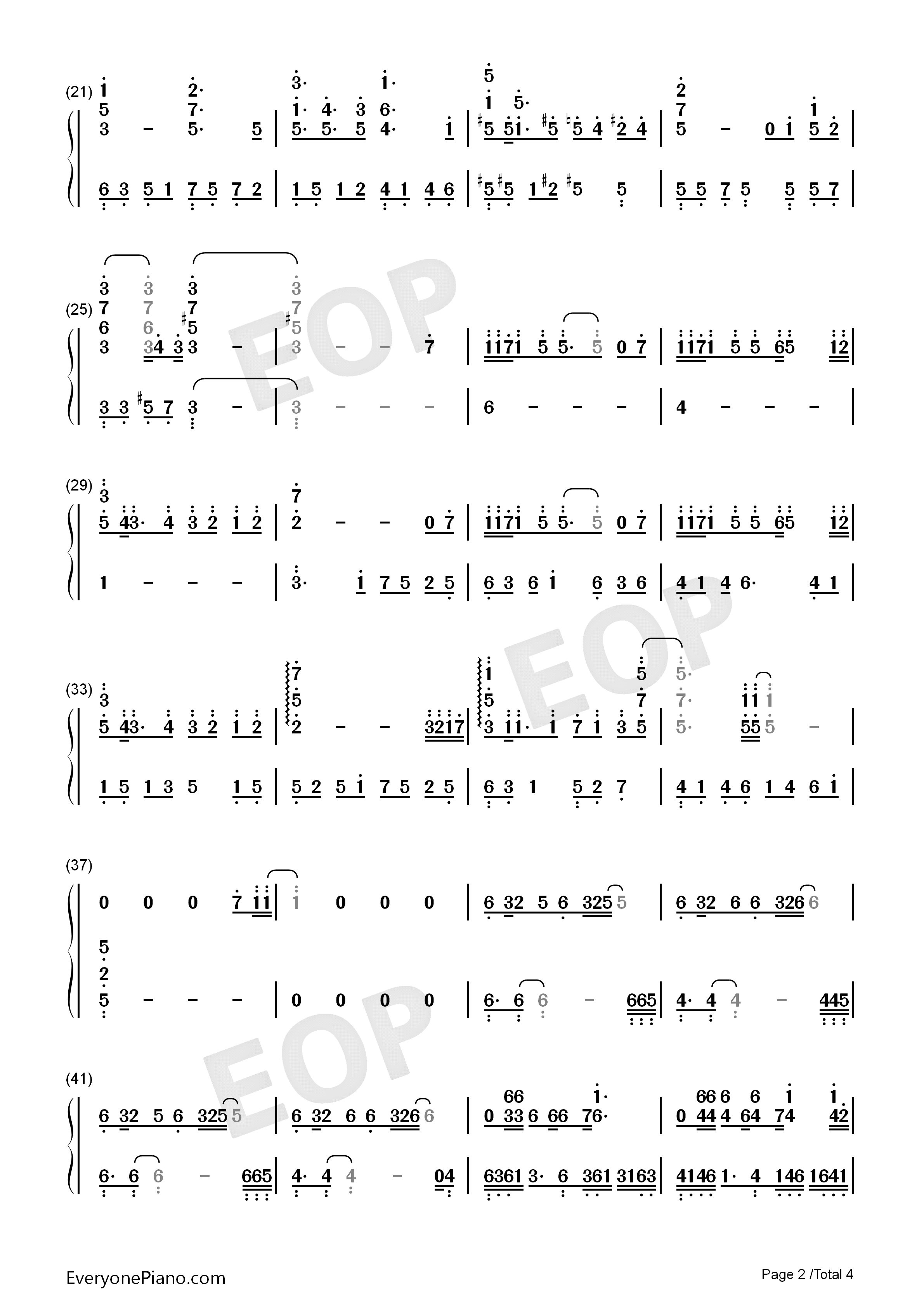 Weight_of_the_World钢琴简谱_MONACA演唱