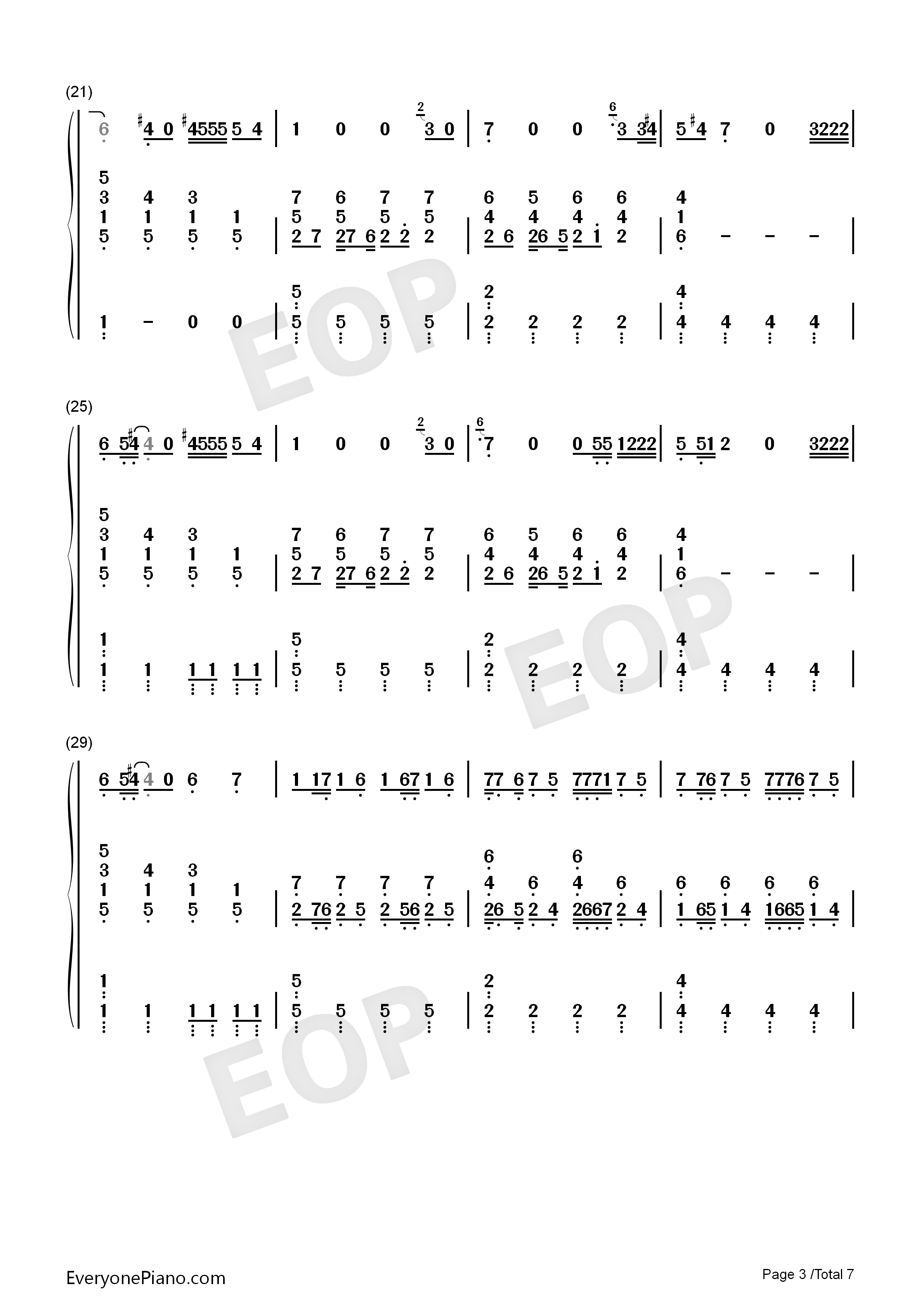 Diamond_Heart钢琴简谱_Alan_Walker_Sophia_Somajo演唱