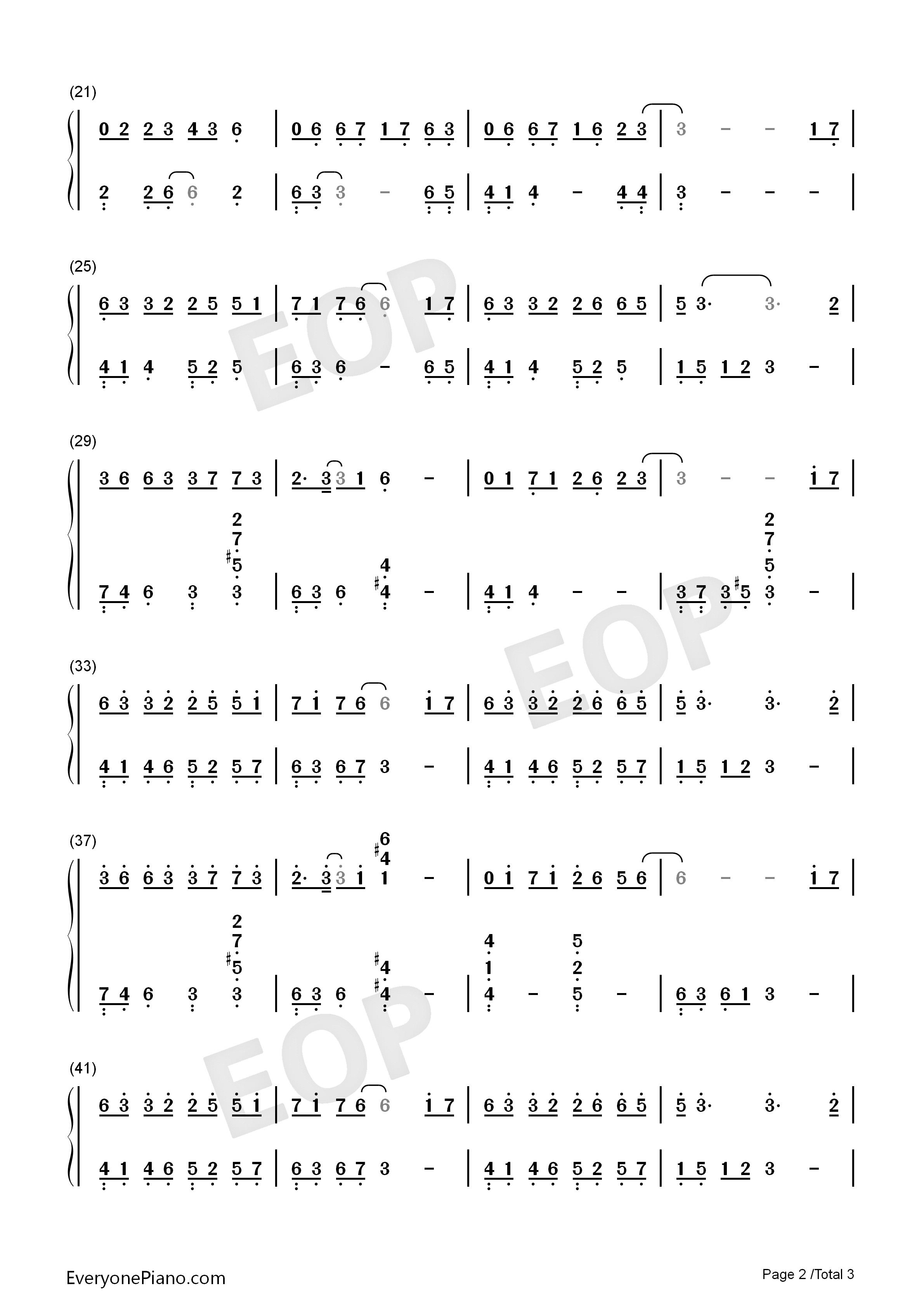 石楠小札钢琴简谱_贰婶演唱