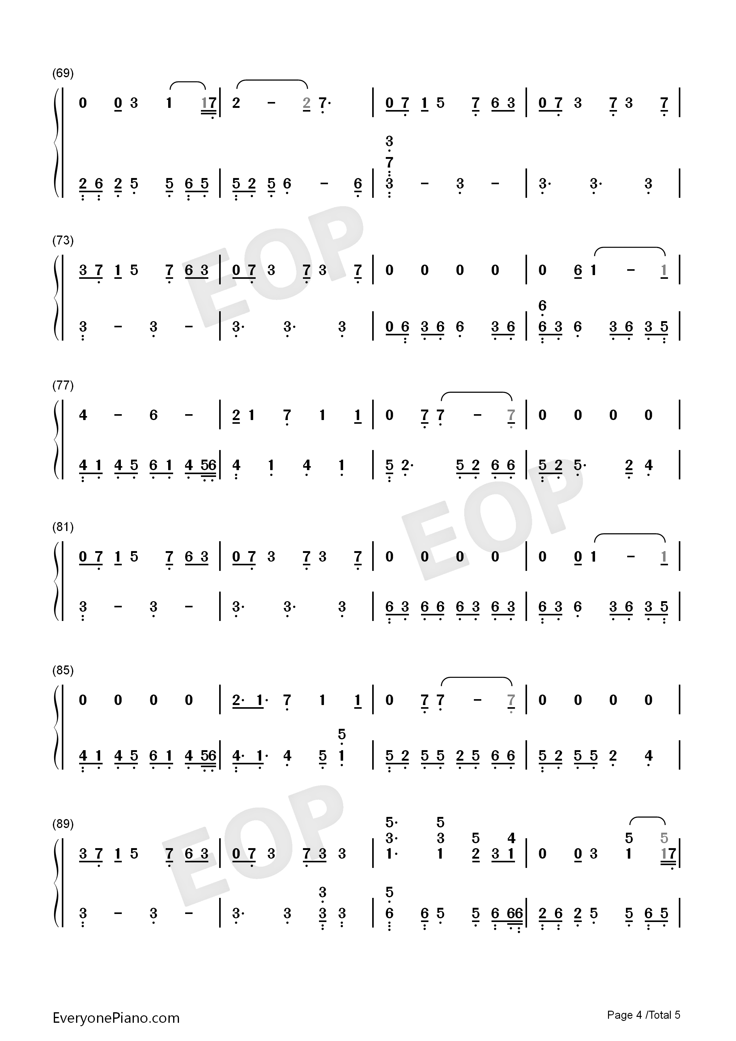 I_Just_Died_In_Your_Arms钢琴简谱_Cutting_Crew演唱