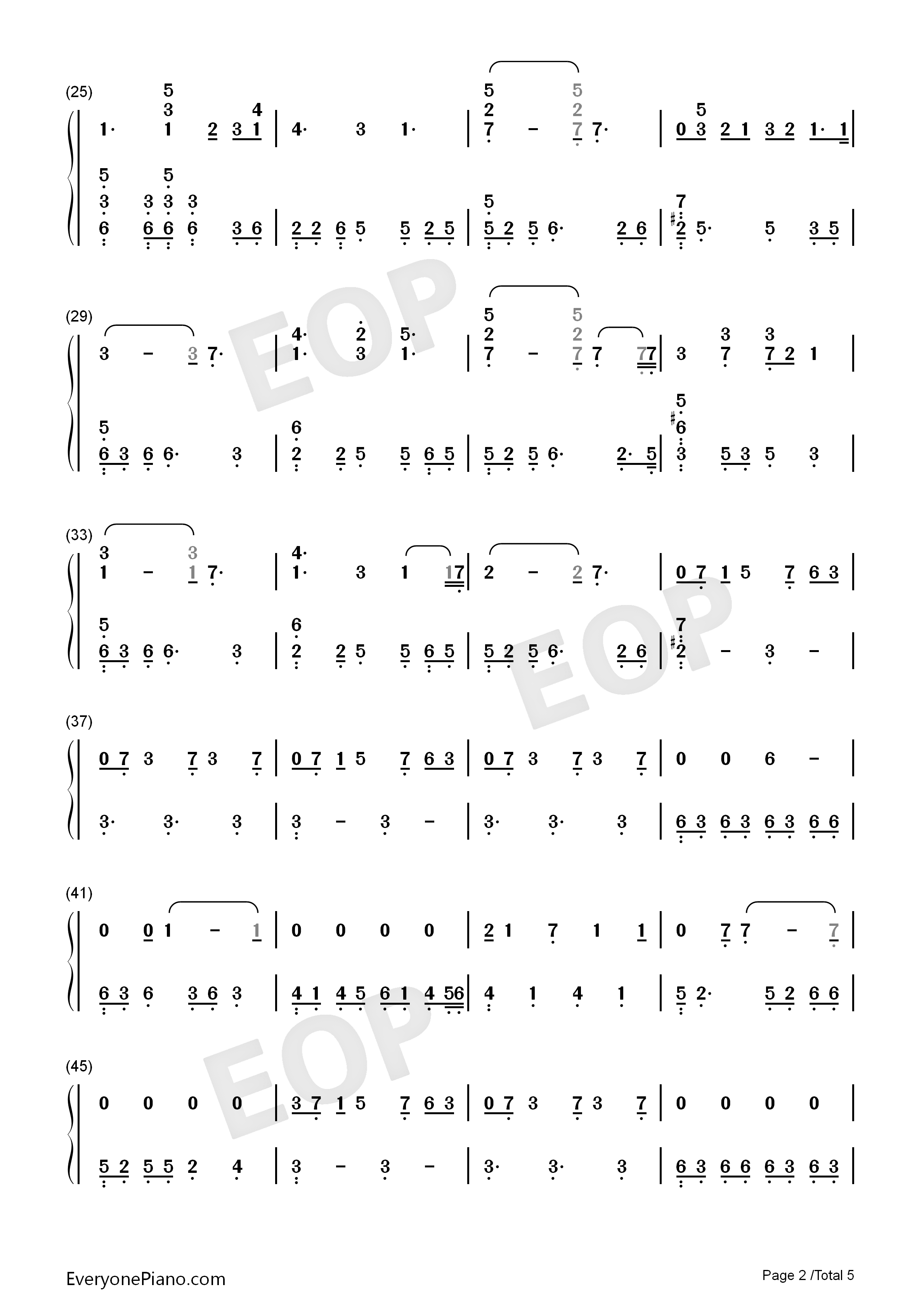 I_Just_Died_In_Your_Arms钢琴简谱_Cutting_Crew演唱