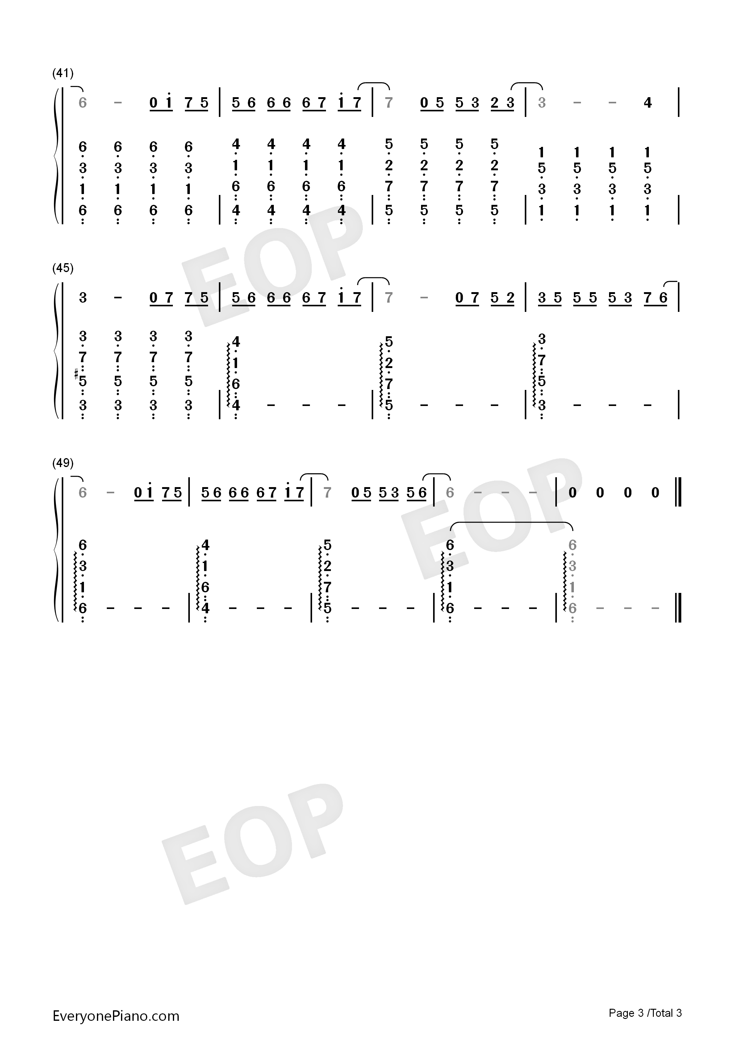 你会遇见更好的人钢琴简谱_郭聪明演唱