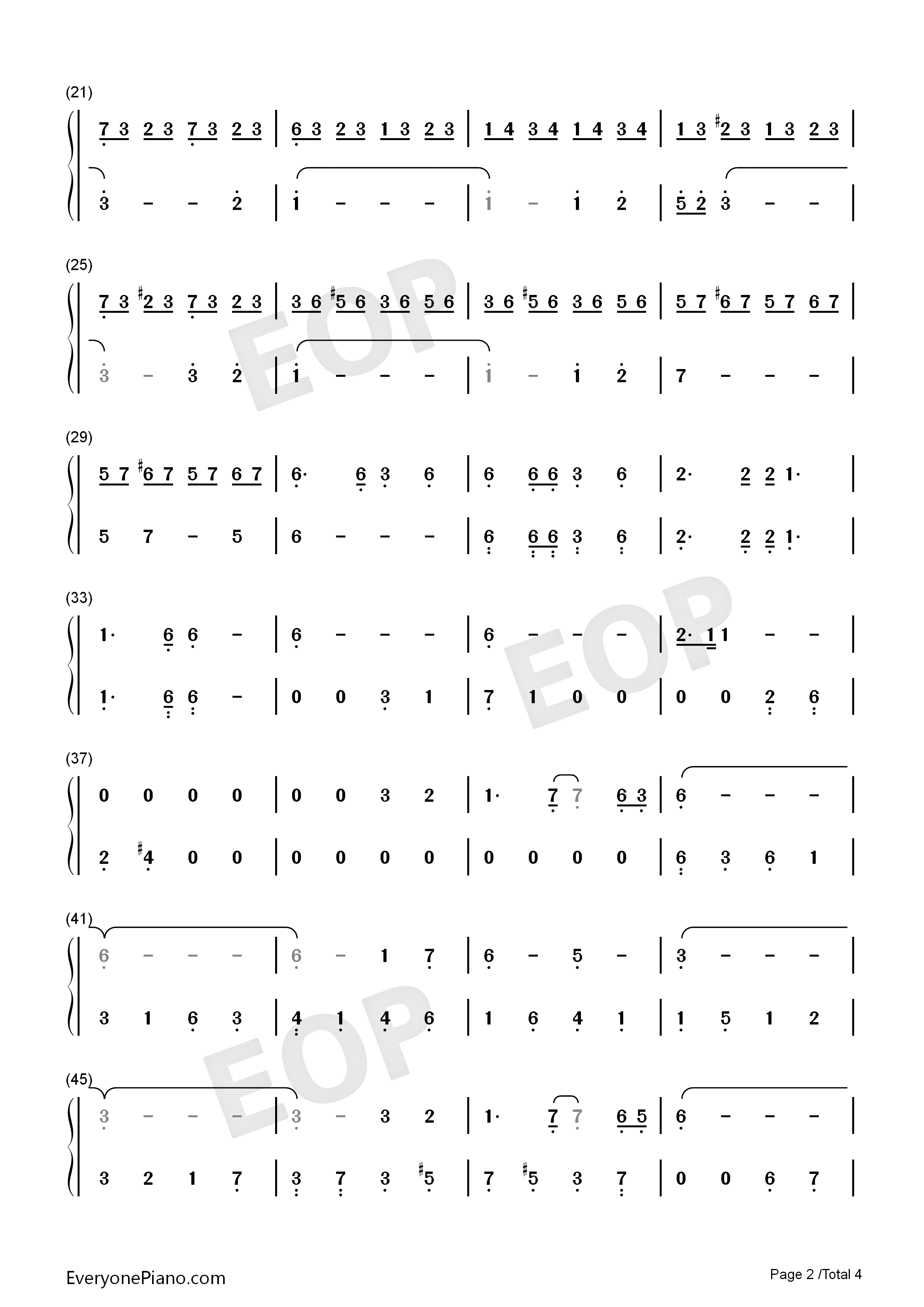 只要为你活一天钢琴简谱_刘家昌演唱