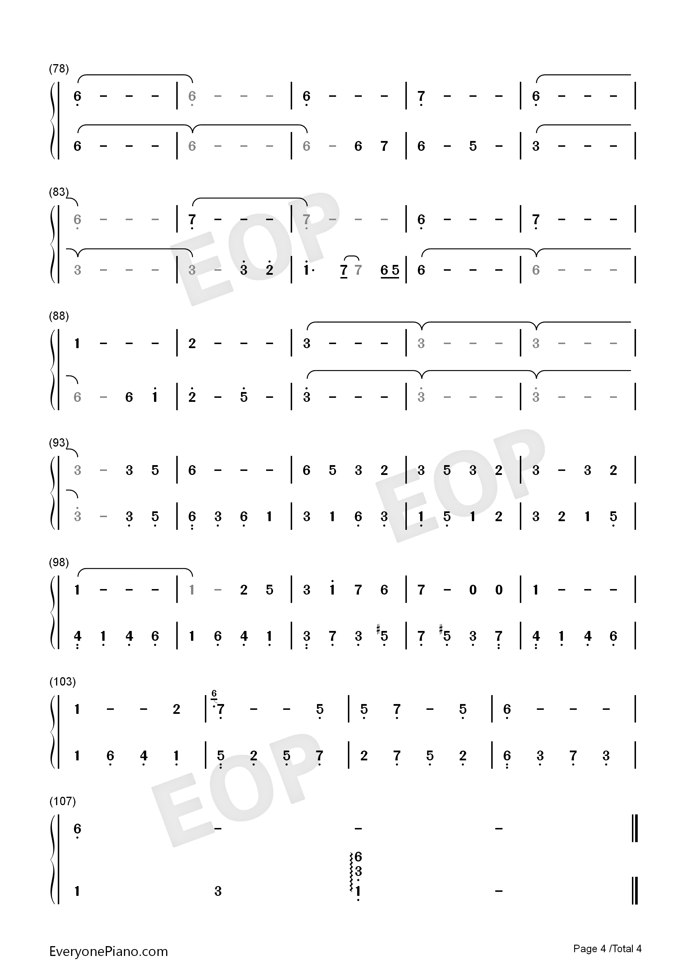 只要为你活一天钢琴简谱_刘家昌演唱