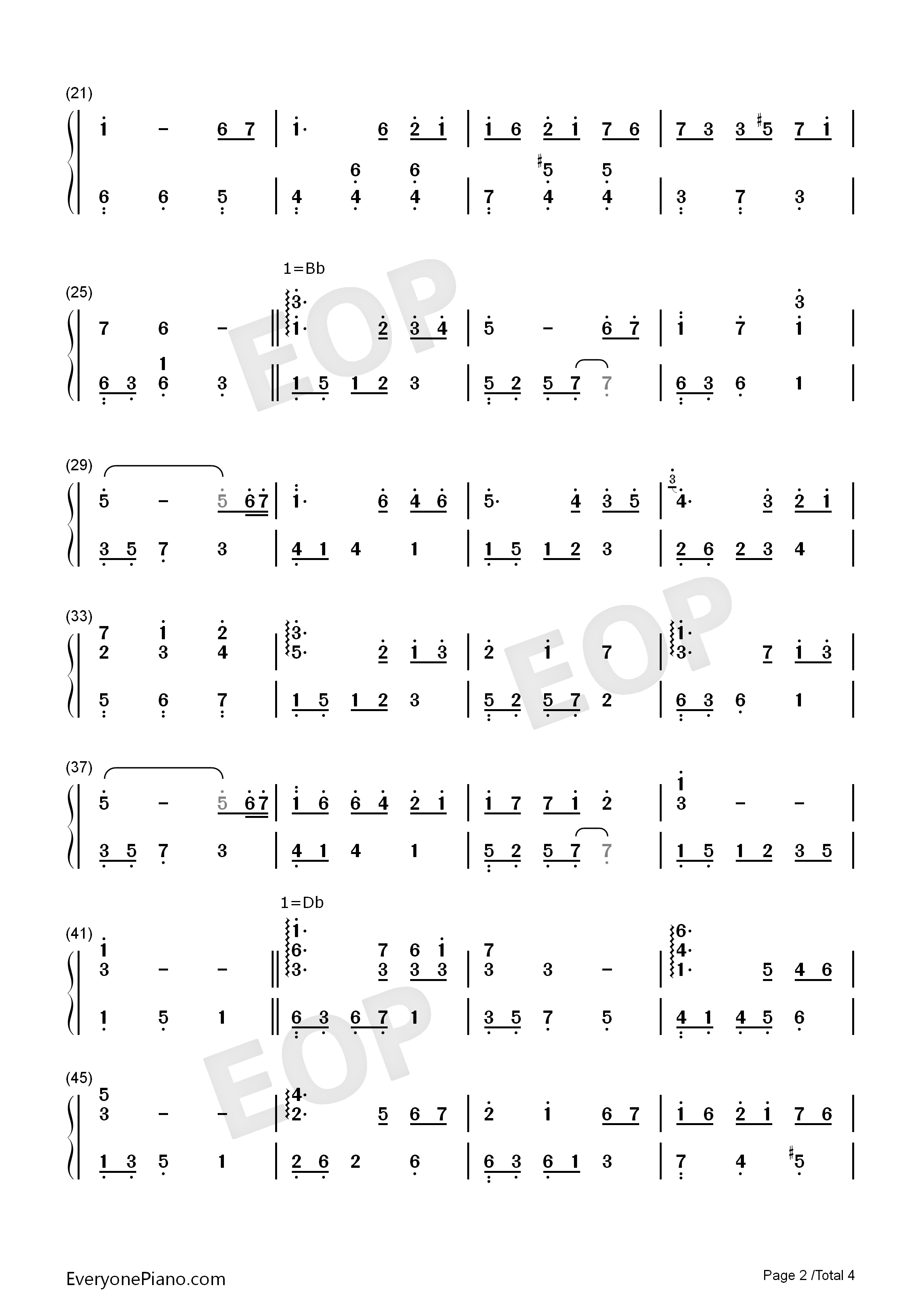 Pour_Chopin钢琴简谱_The_Daydream演唱