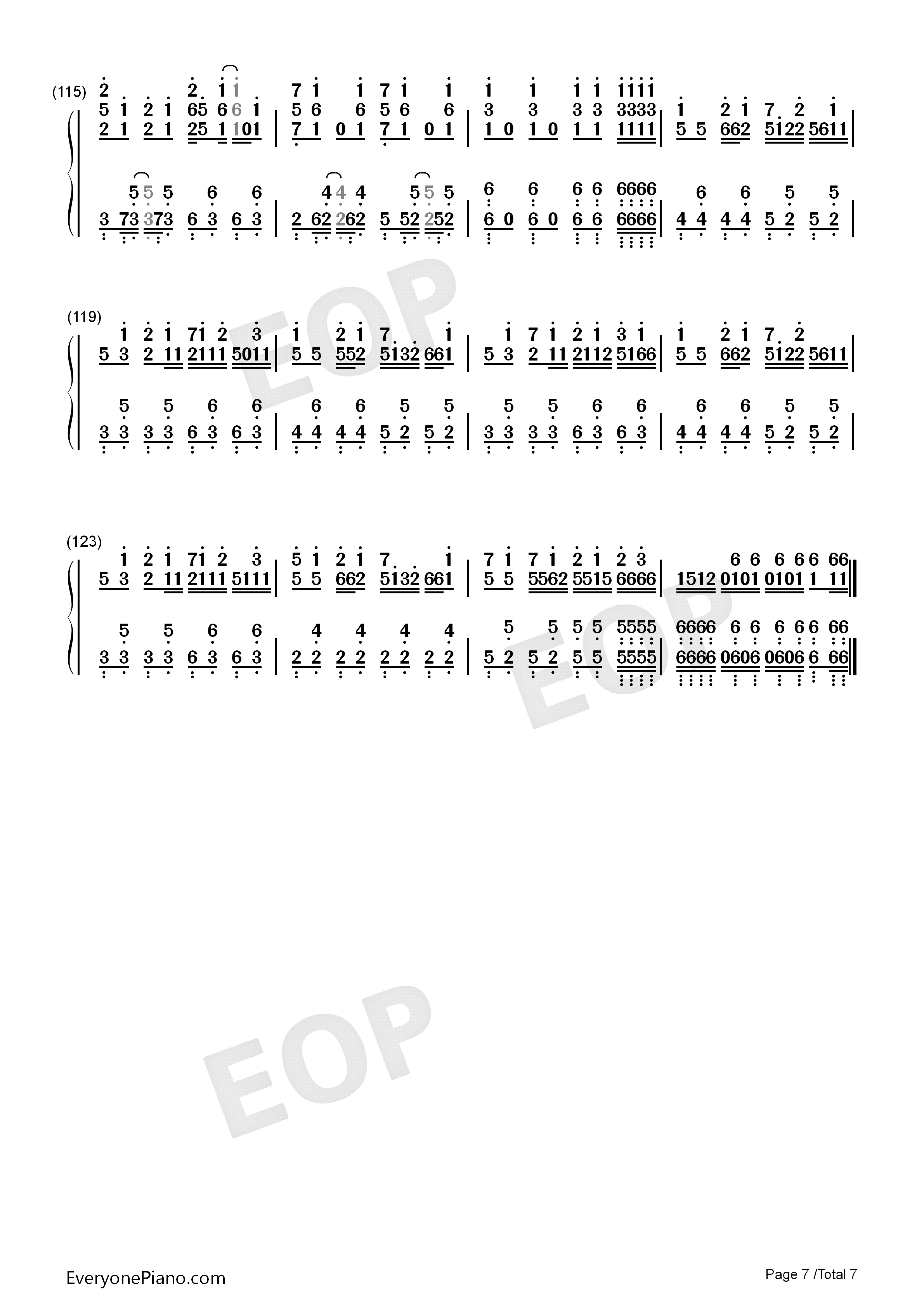 Hectopascal钢琴简谱_高田忧希_寿美菜子演唱
