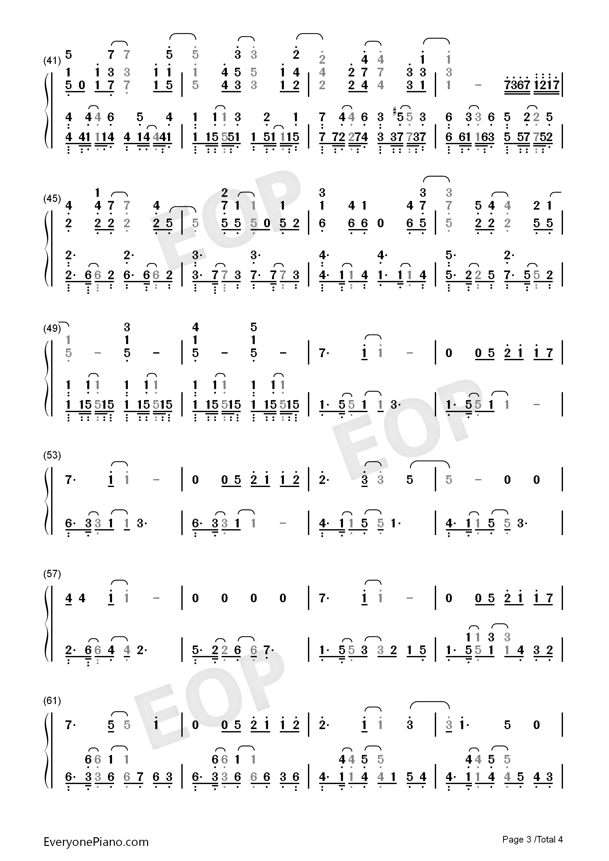 Rise钢琴简谱_安月名莉子演唱