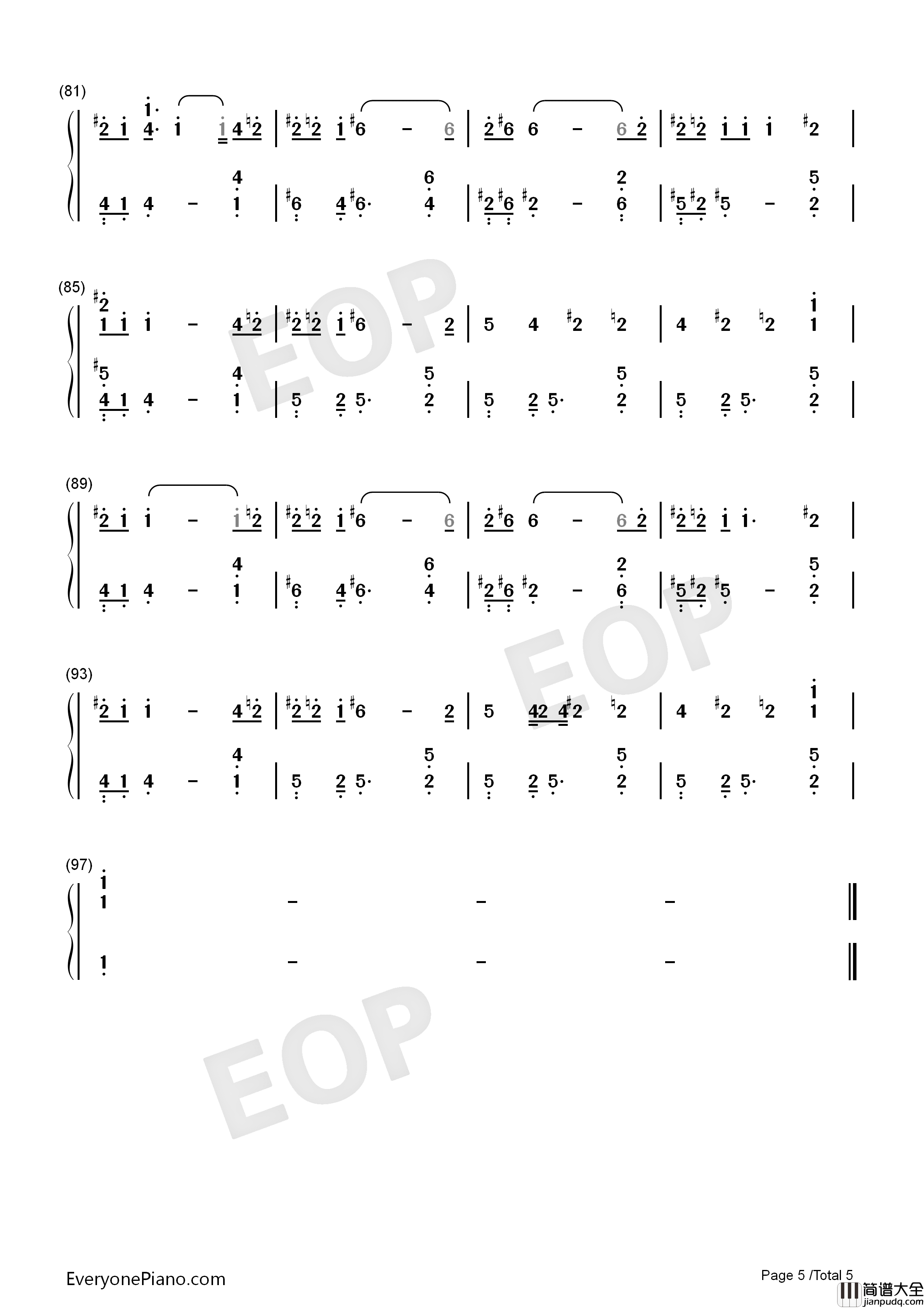 Baby钢琴简谱_Clean_Bandit演唱