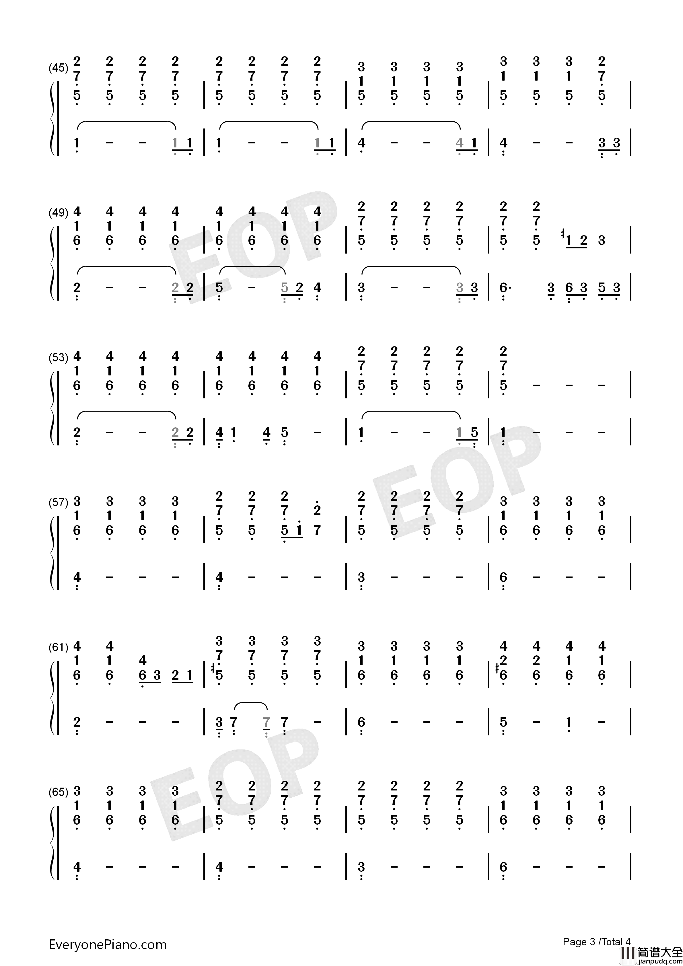 拿走了什么钢琴简谱_A_Lin演唱