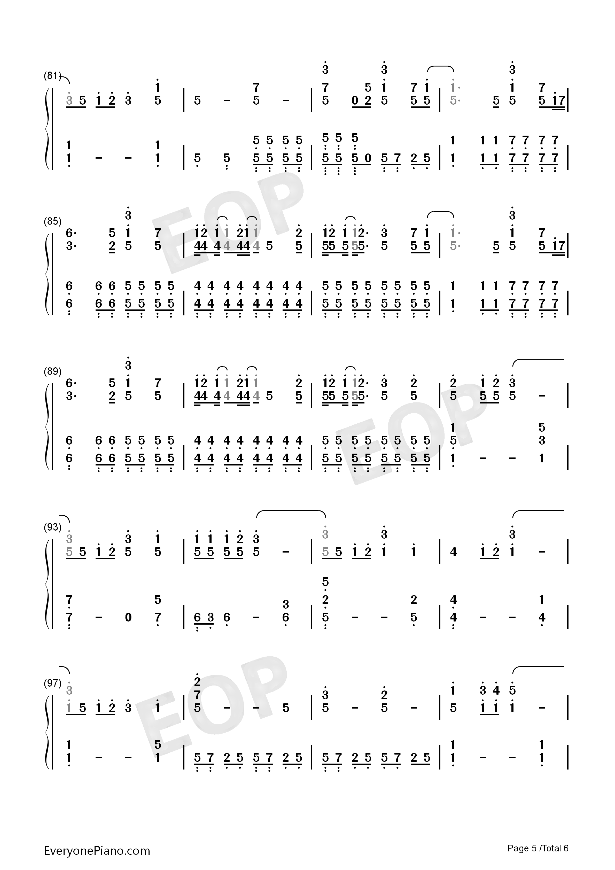 Welcome_to_the_Black_Parade钢琴简谱_My_Chemical_Romance演唱