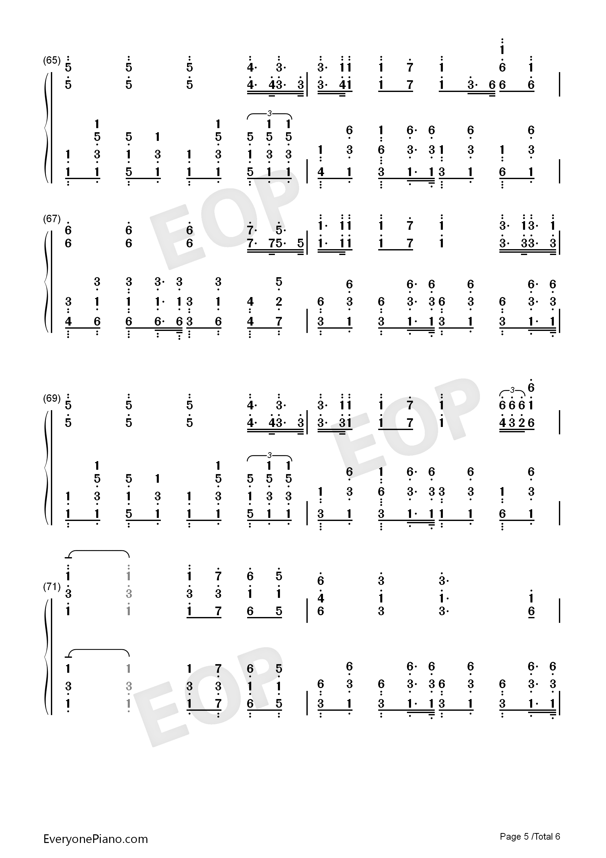 Stranger_Things钢琴简谱_Kygo_OneRepublic演唱