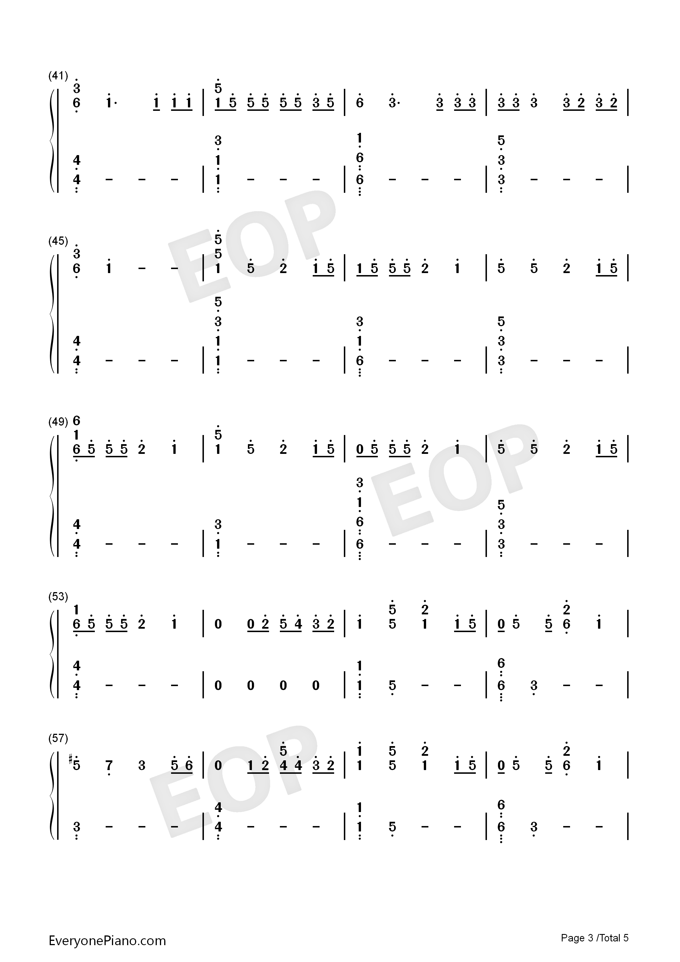 Close_to_Me钢琴简谱_Ellie_Goulding_Diplo演唱