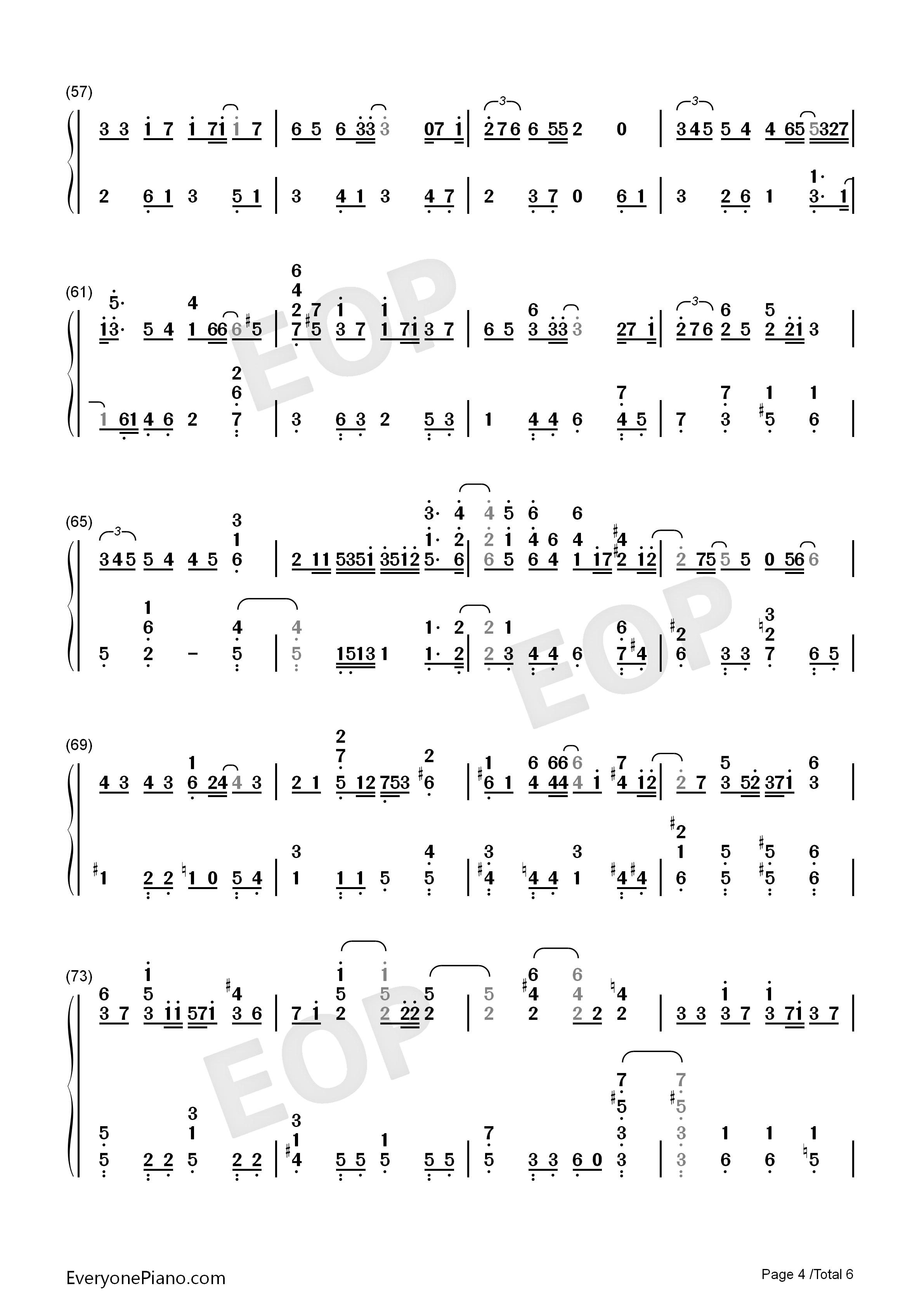 雪の華钢琴简谱_中岛美嘉演唱