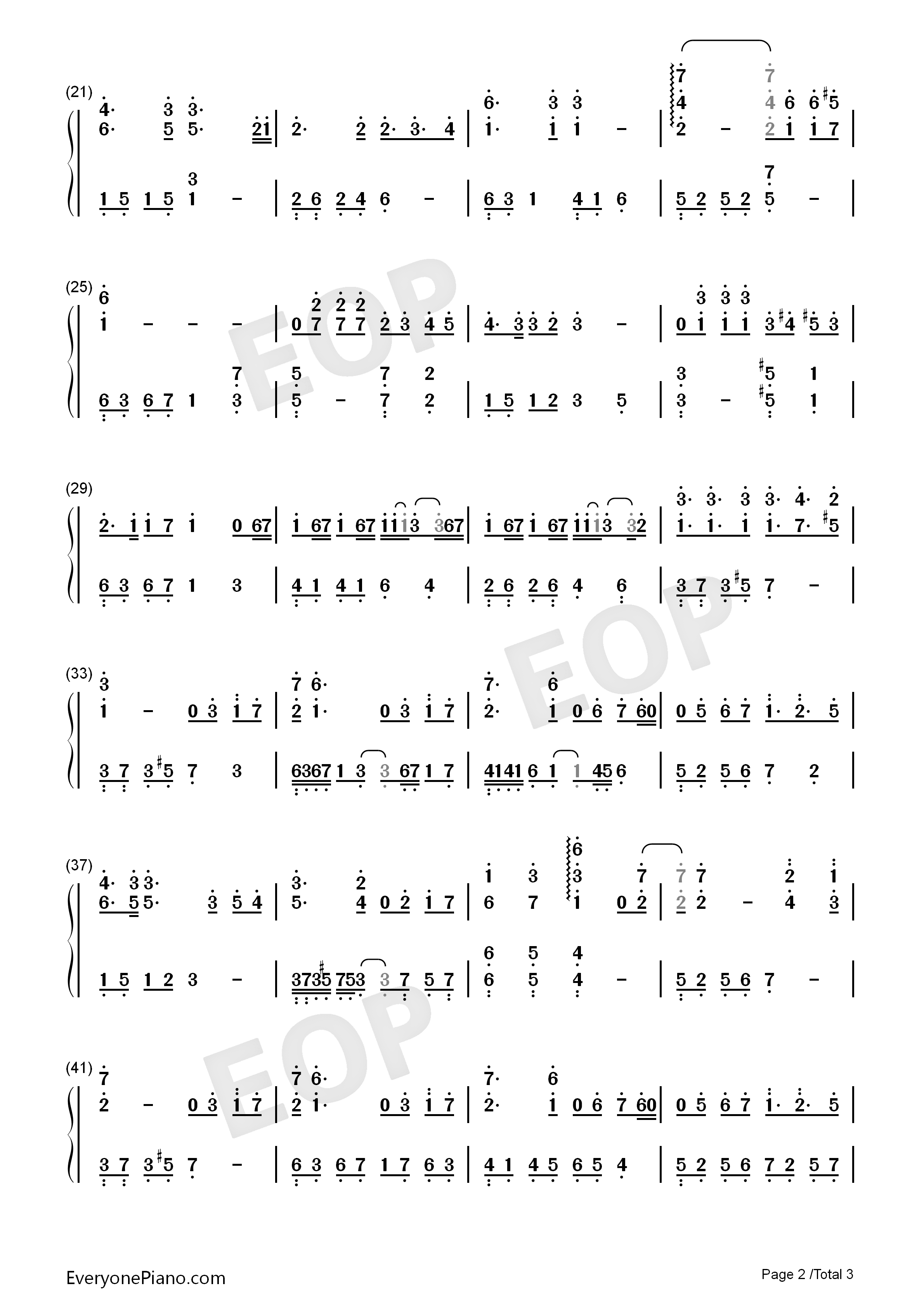 未来的进击钢琴简谱_TFBOYS演唱