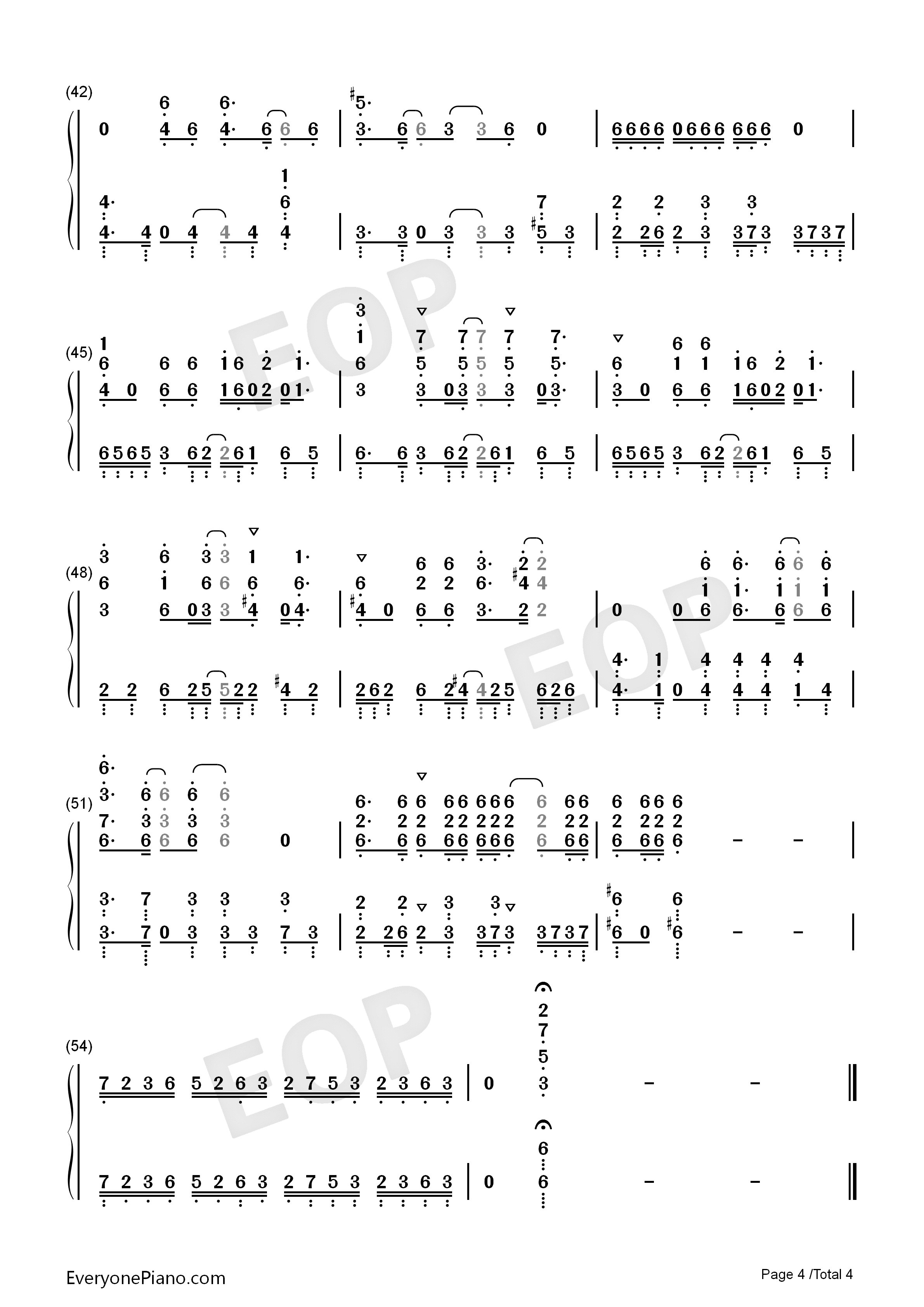 コノユビトマレ钢琴简谱_JUNNA演唱