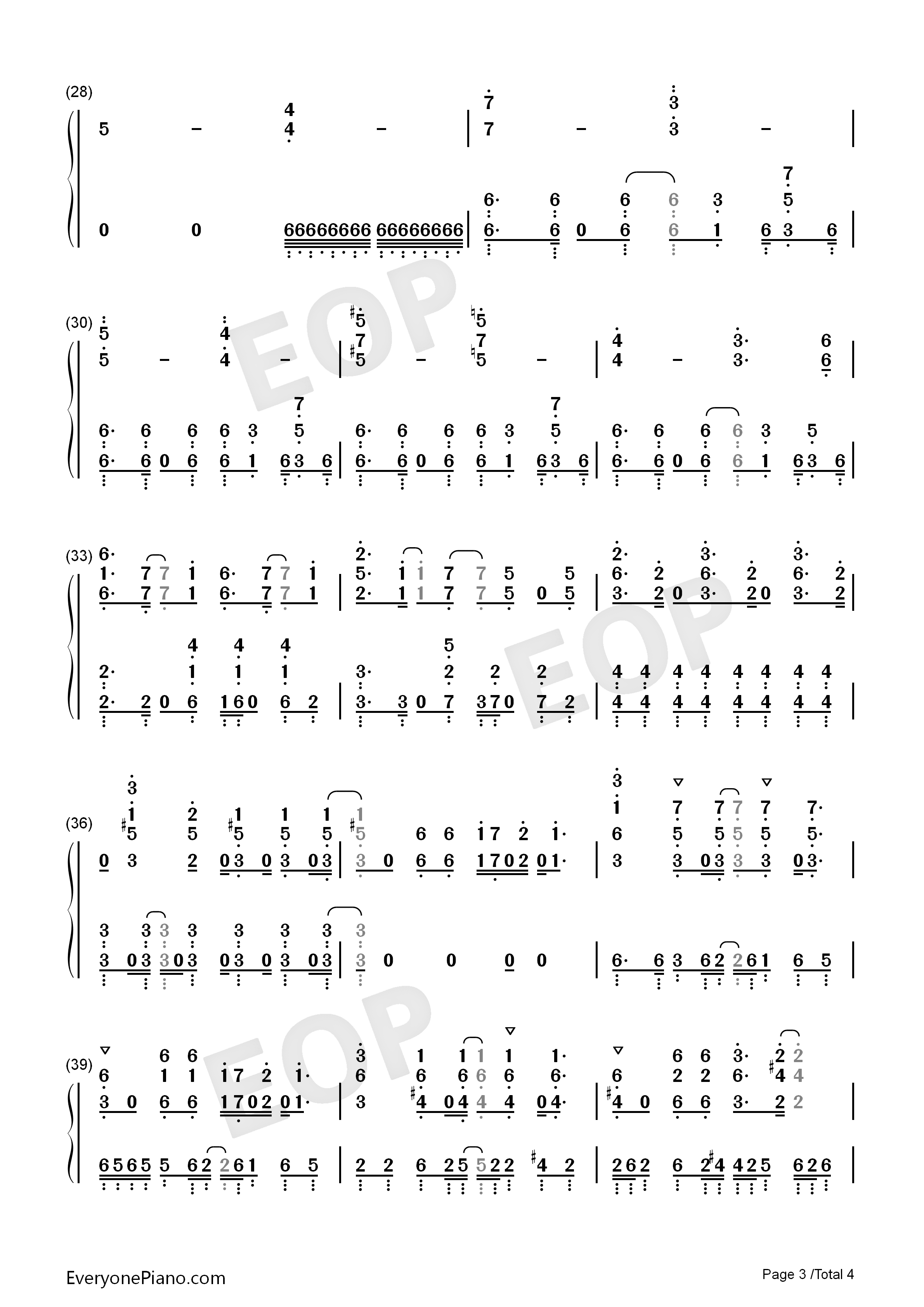 コノユビトマレ钢琴简谱_JUNNA演唱